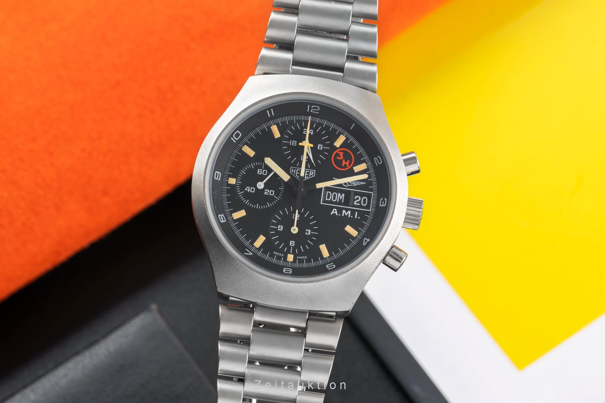Heuer chronograph steel automatic men's watch 510.543  [2501772]