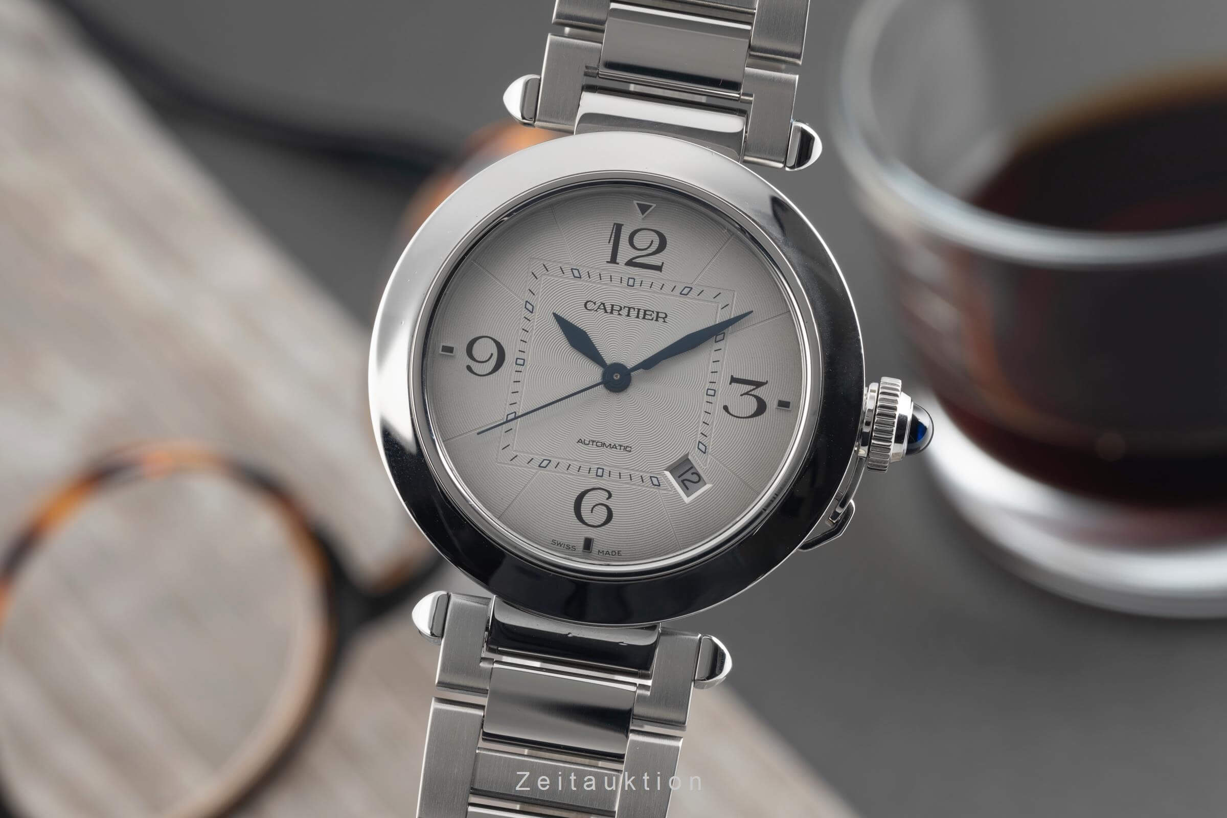 Cartier Pasha acciaio automatismo orologio da uomo WSPA0009  [2501858]