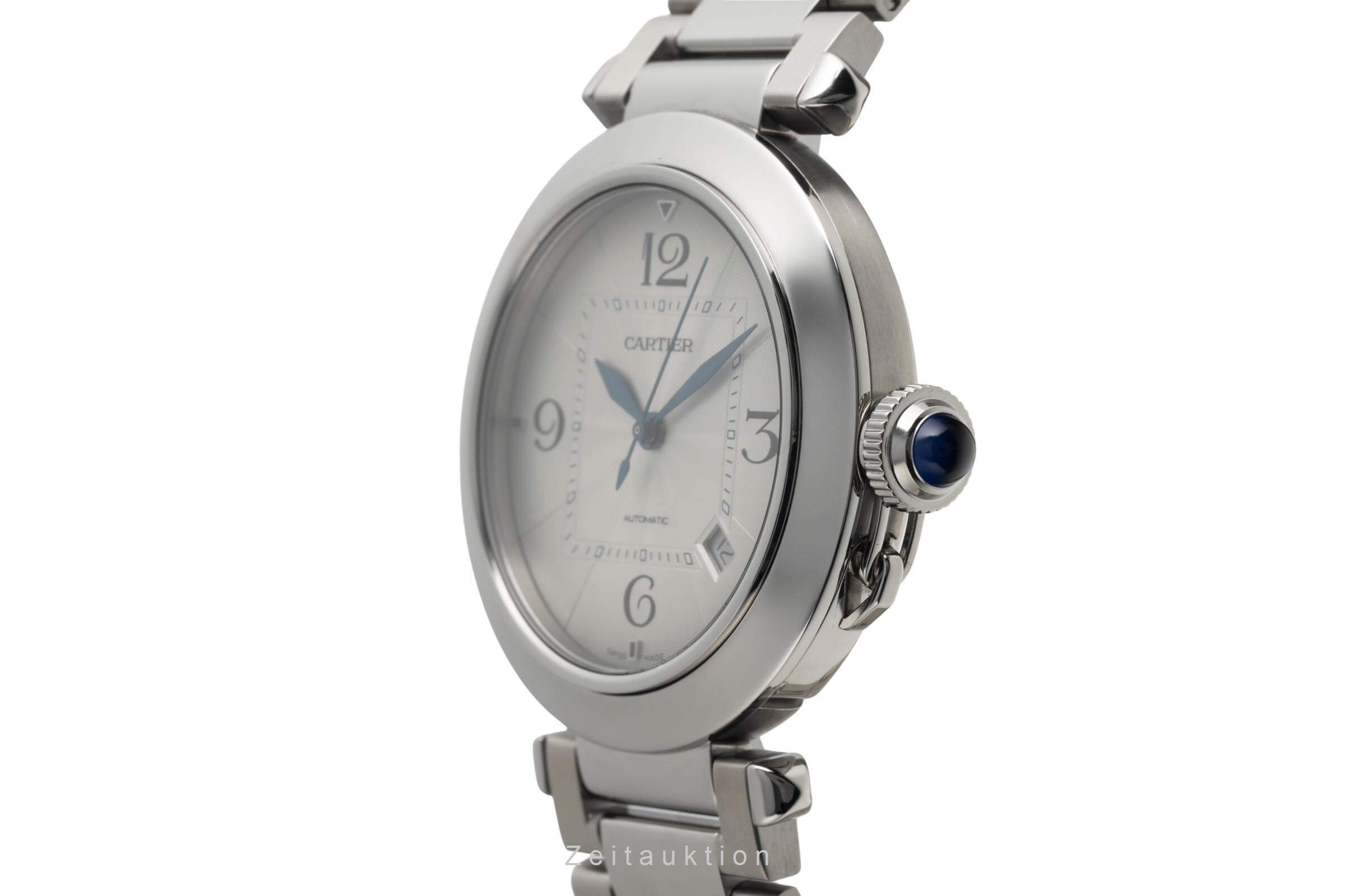 Cartier Pasha Edelstahl Automatik Herrenuhr Ref. WSPA0009 Papiere 2021 [2501858]