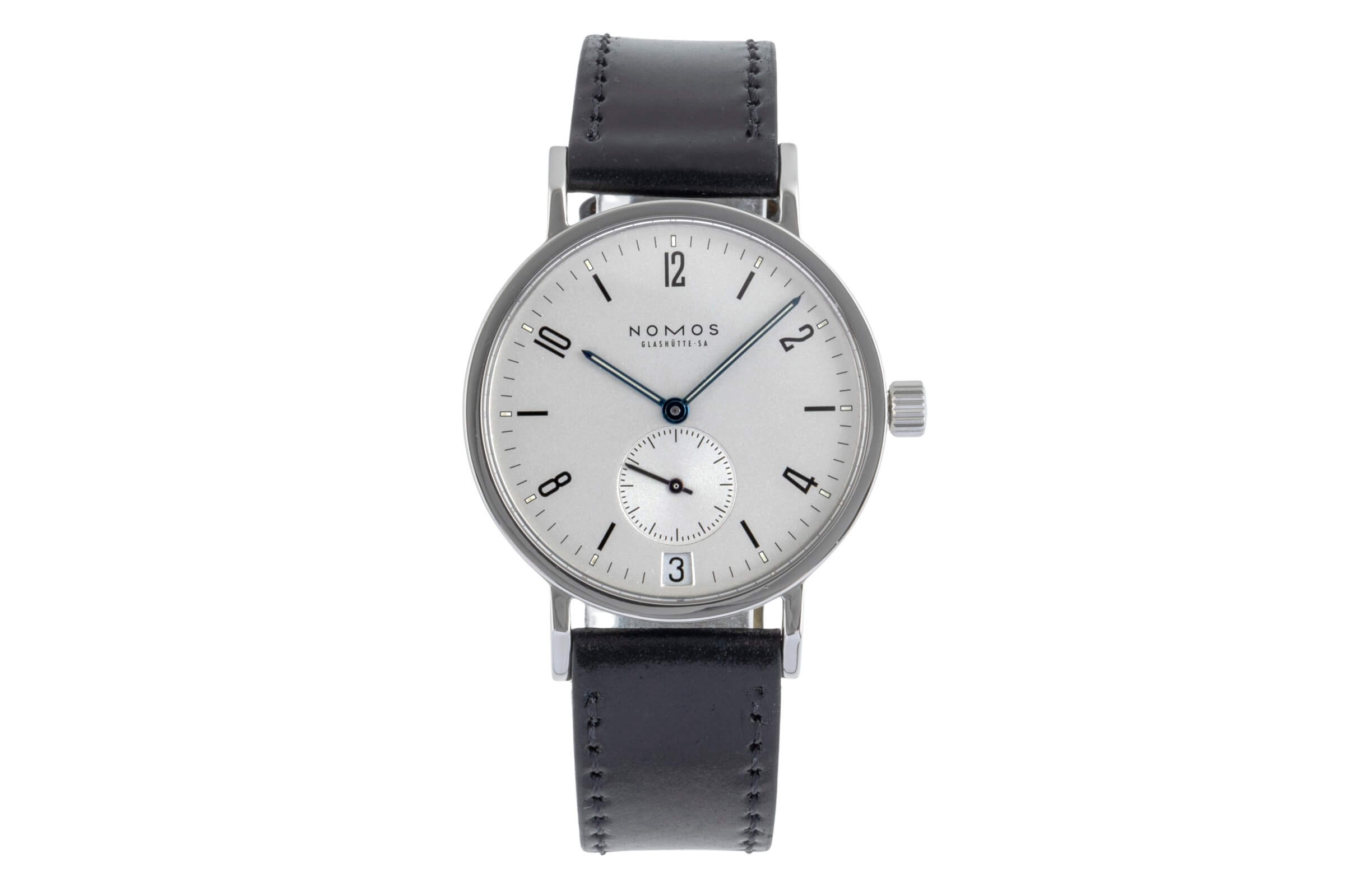 Nomos Tangente Sport steel manual winding men's watch 502  [2501889]