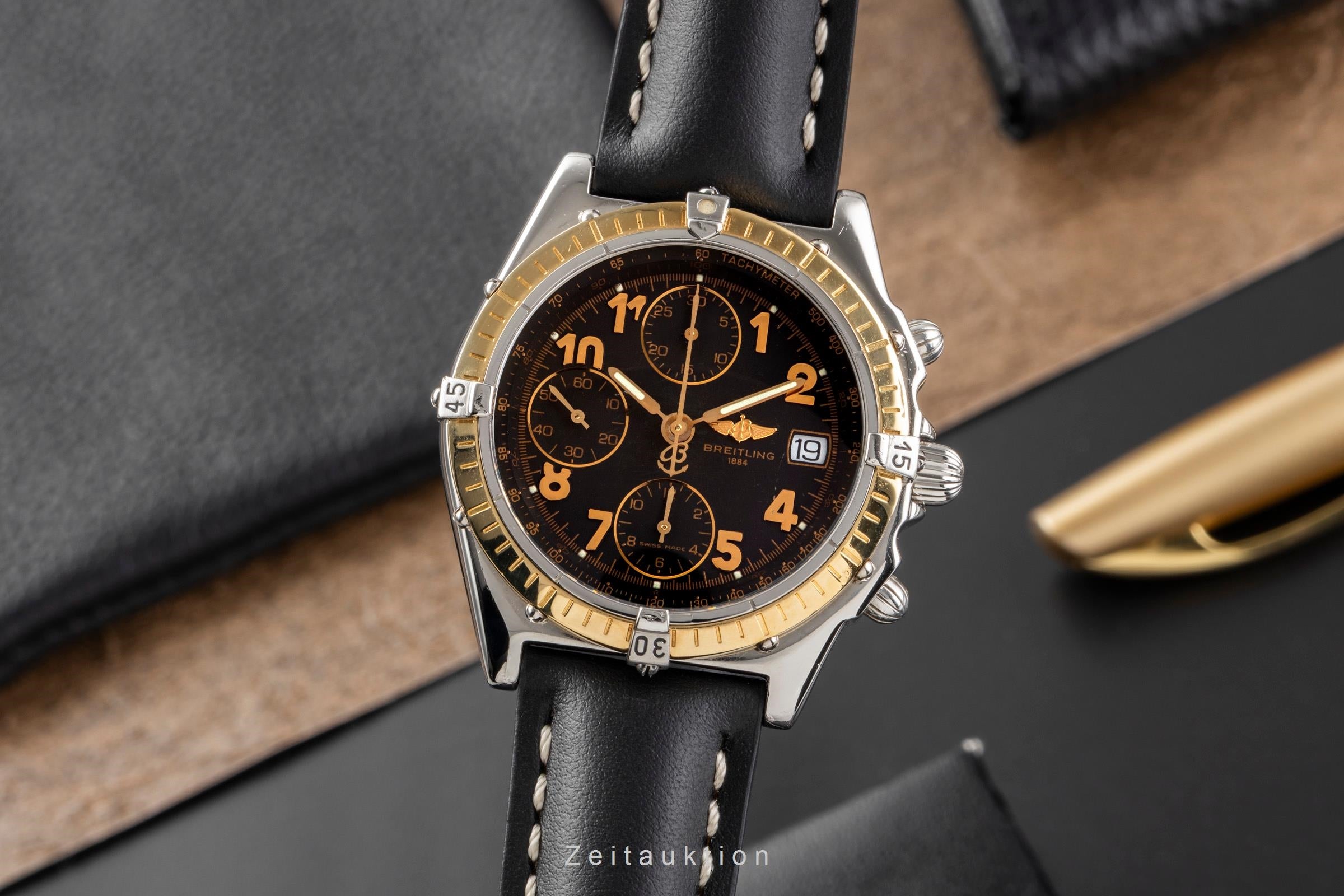 Breitling Chronomat chronograph steel / gold automatic men's watch D13050.1  [2501926]