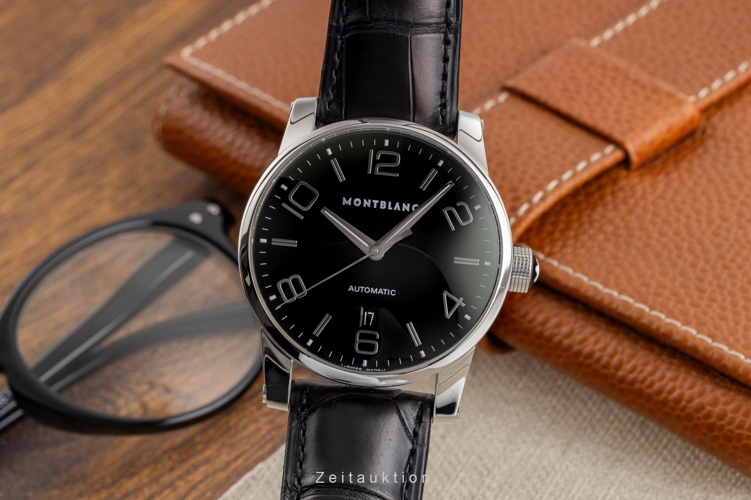 Montblanc Timewalker acier automatique montre pour hommes 7265  [2501968]