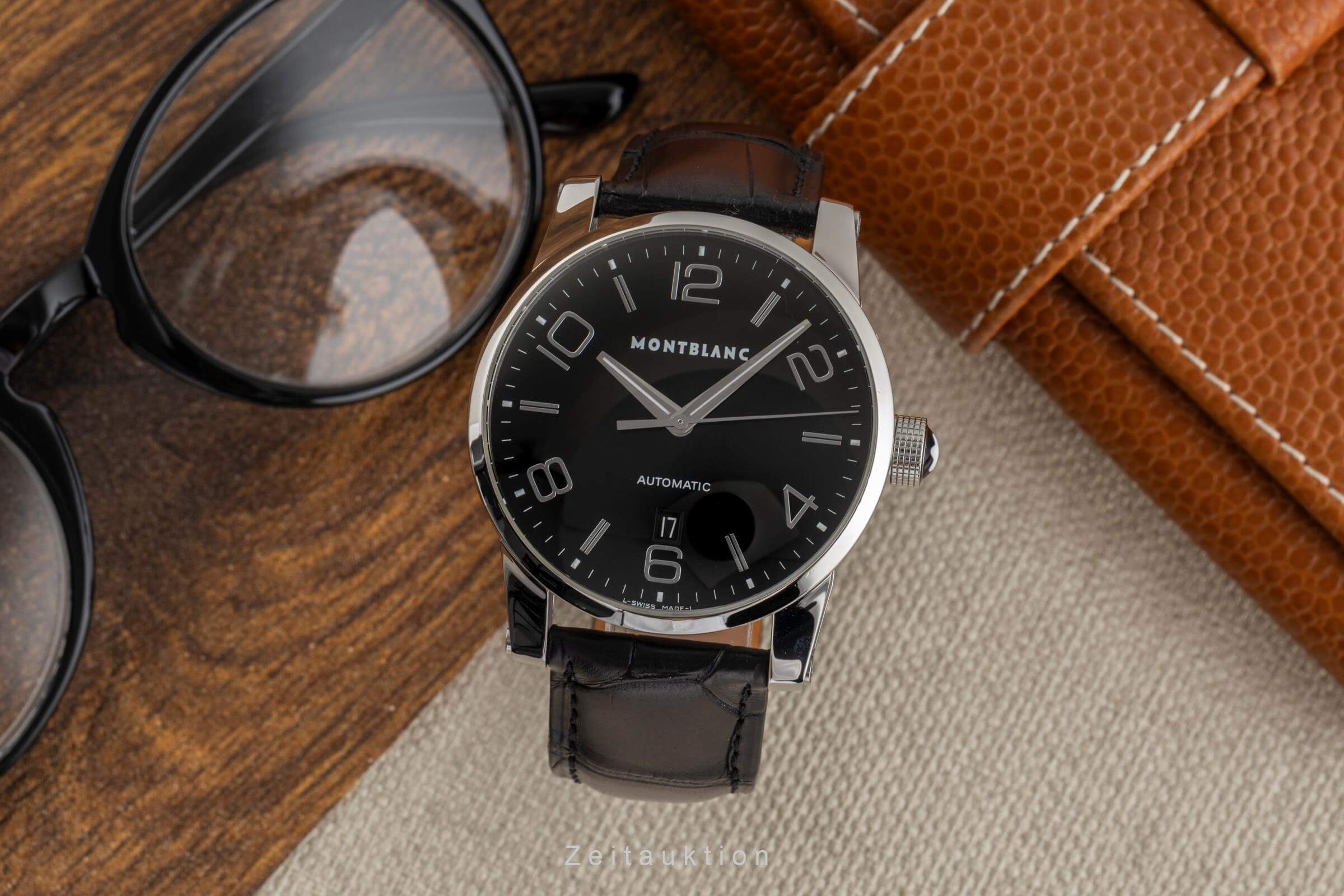 Montblanc Timewalker acier automatique montre pour hommes 7265  [2501968]