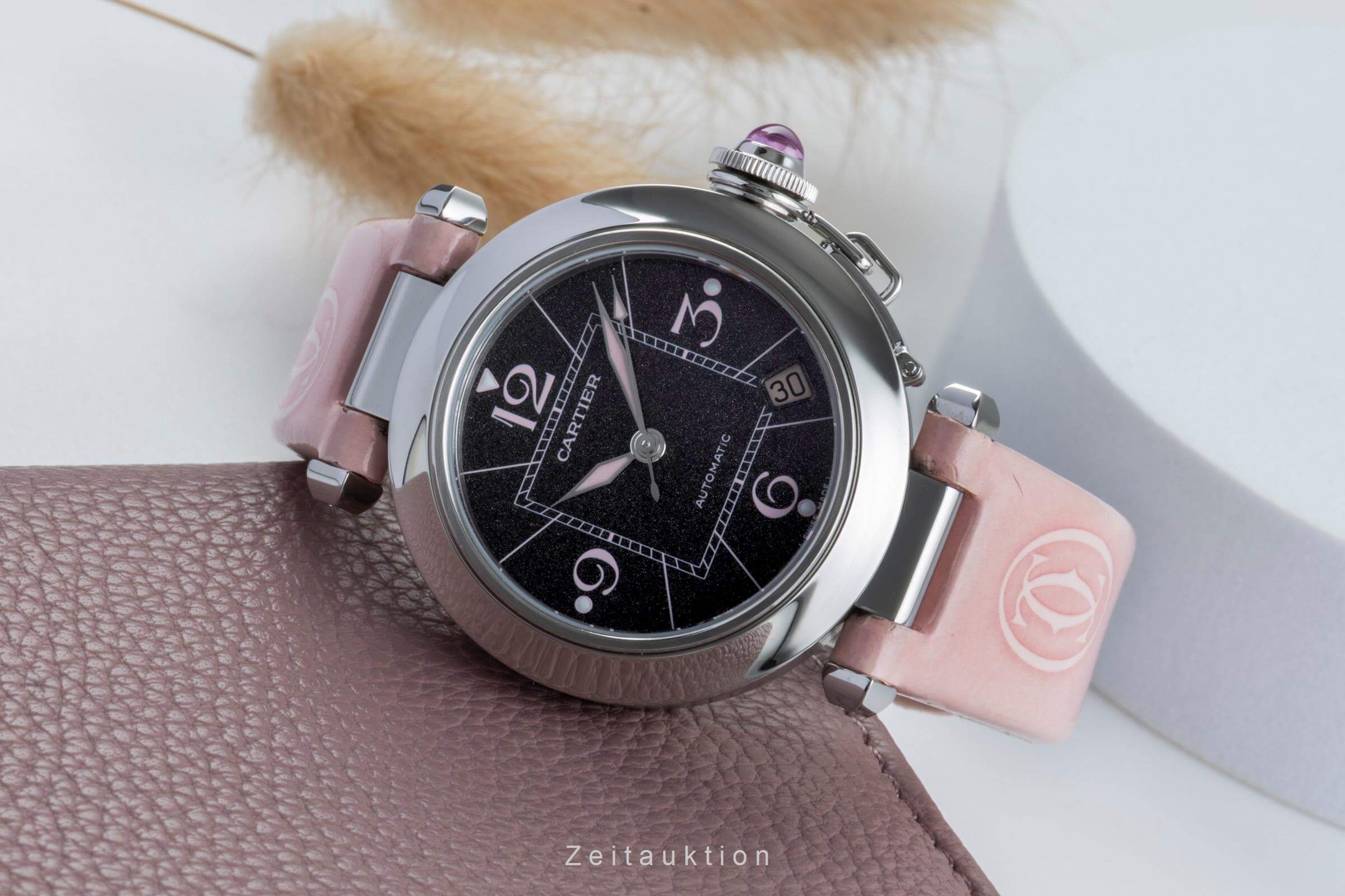 Cartier Pasha Stahl Automatik Damenuhr Ref. W3109599 Box & Papiere 2007 [2501979]