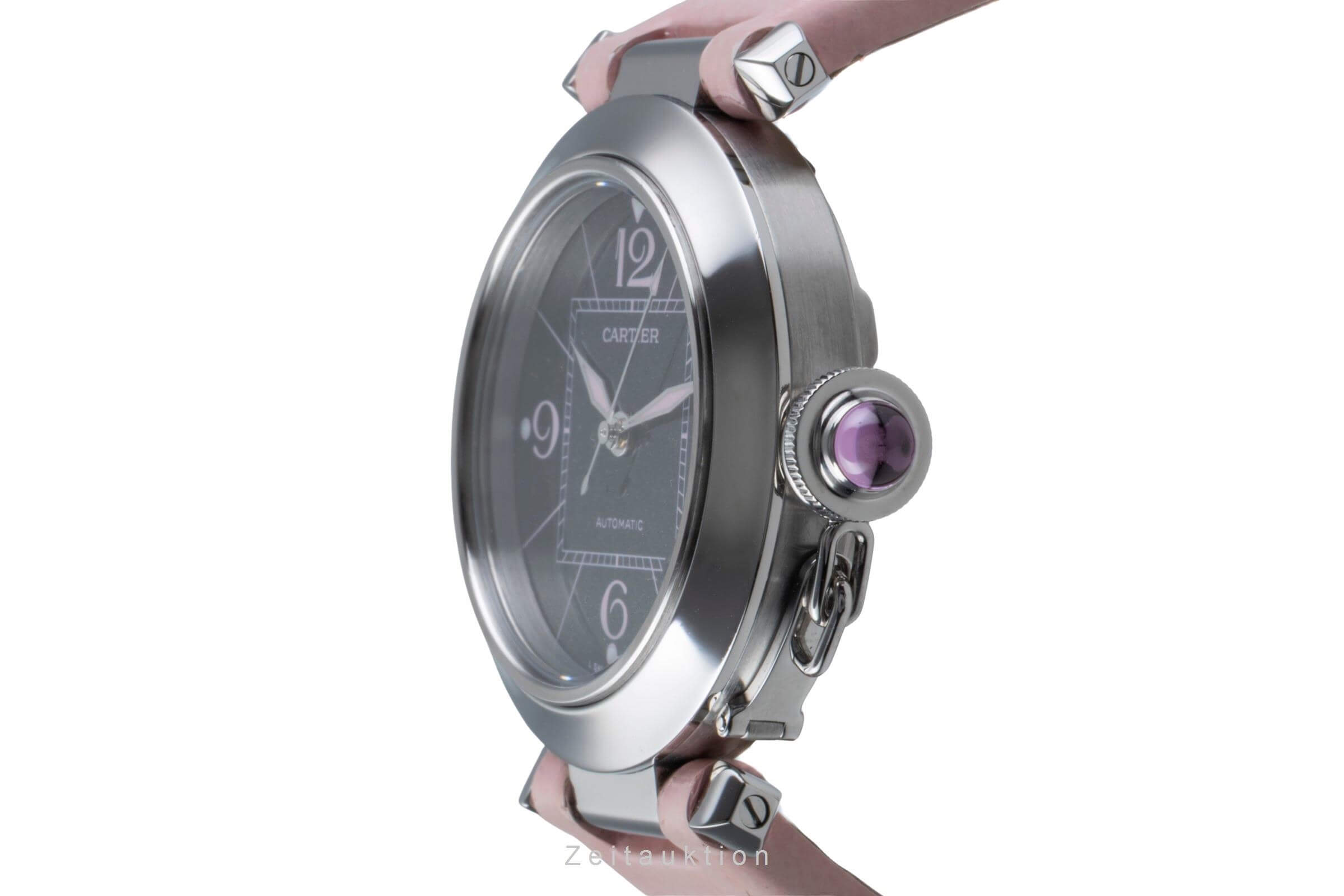Cartier Pasha Stahl Automatik Damenuhr Ref. W3109599 Box & Papiere 2007 [2501979]