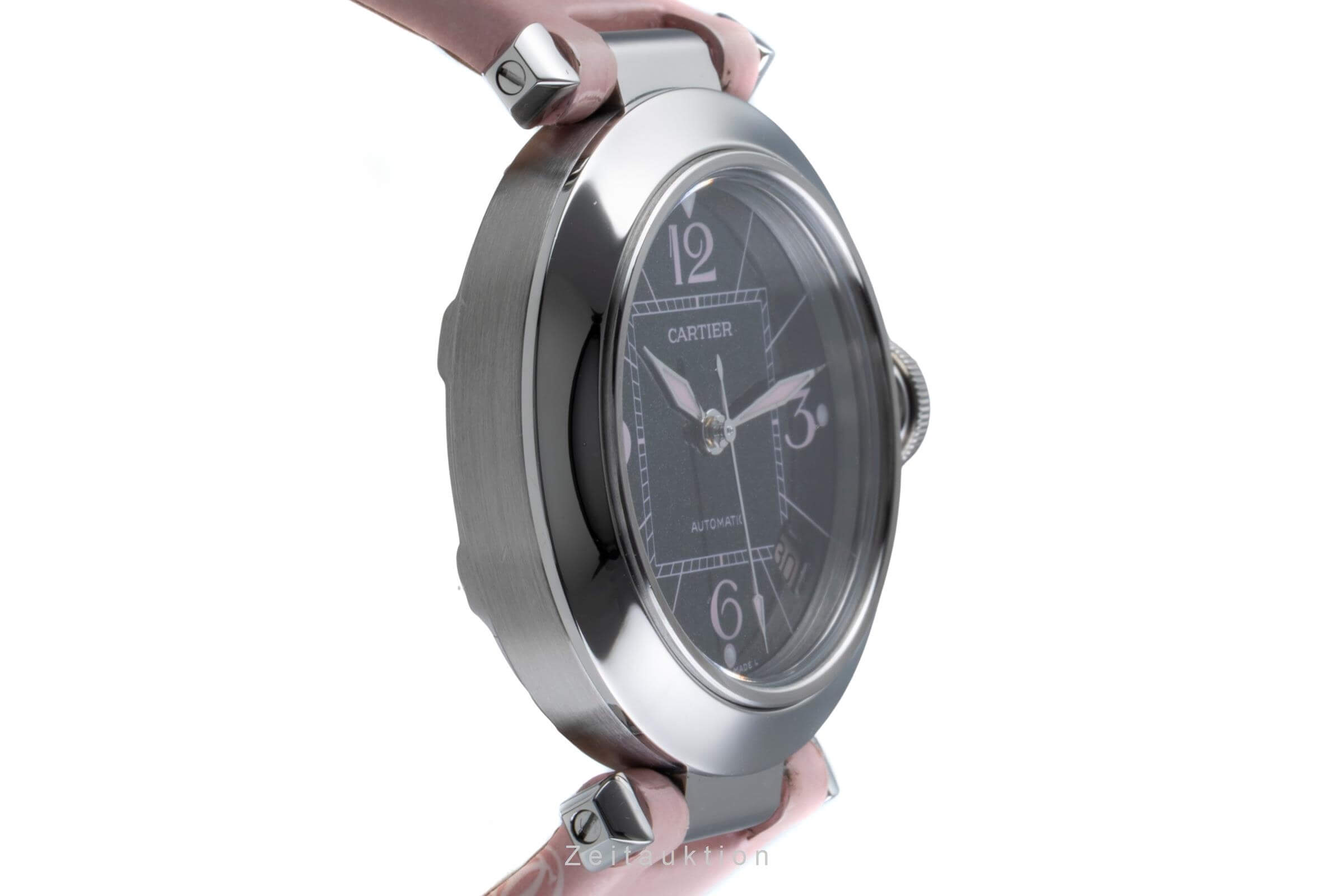 Cartier Pasha Stahl Automatik Damenuhr Ref. W3109599 Box & Papiere 2007 [2501979]