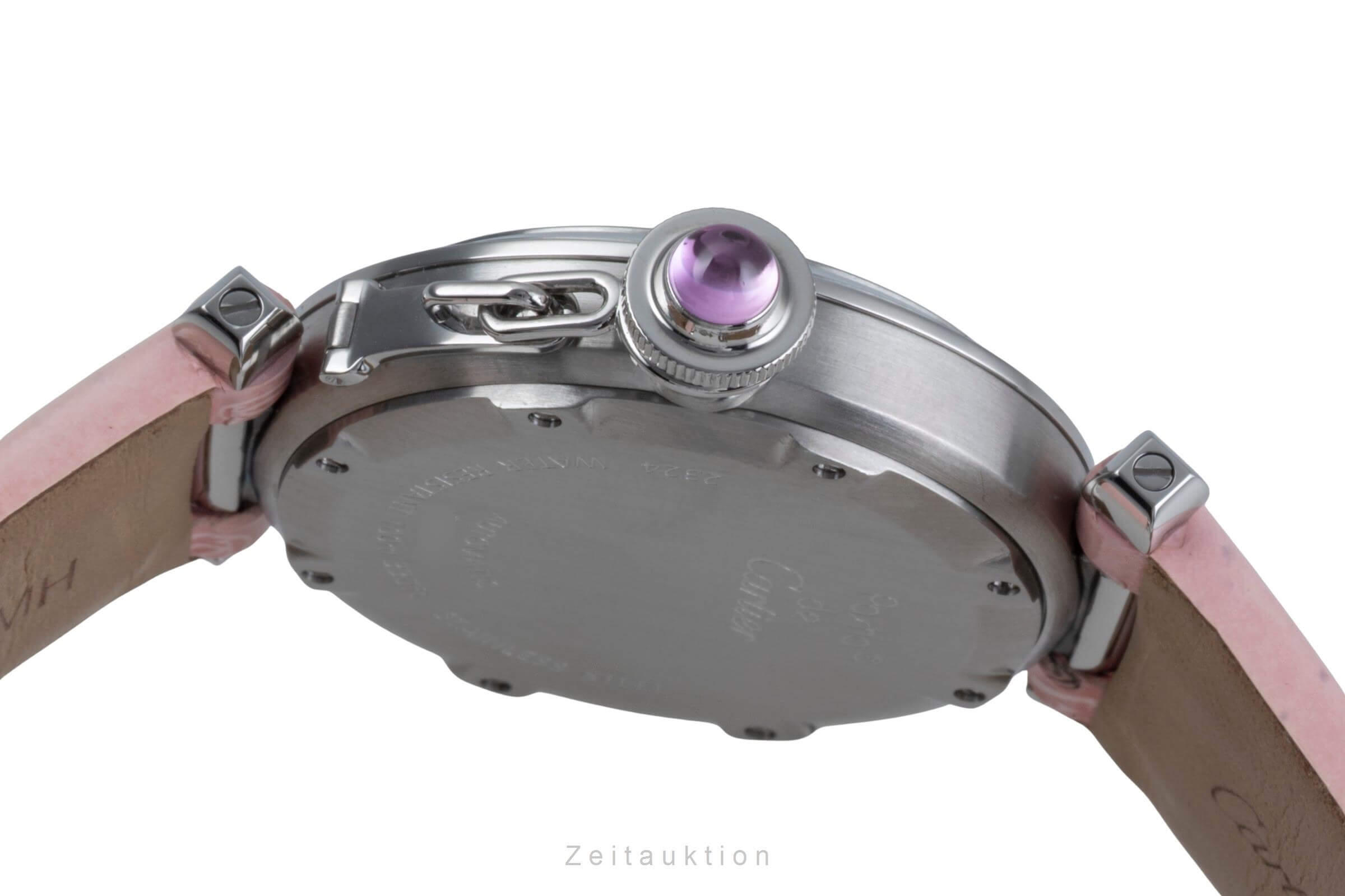 Cartier Pasha Stahl Automatik Damenuhr Ref. W3109599 Box & Papiere 2007 [2501979]