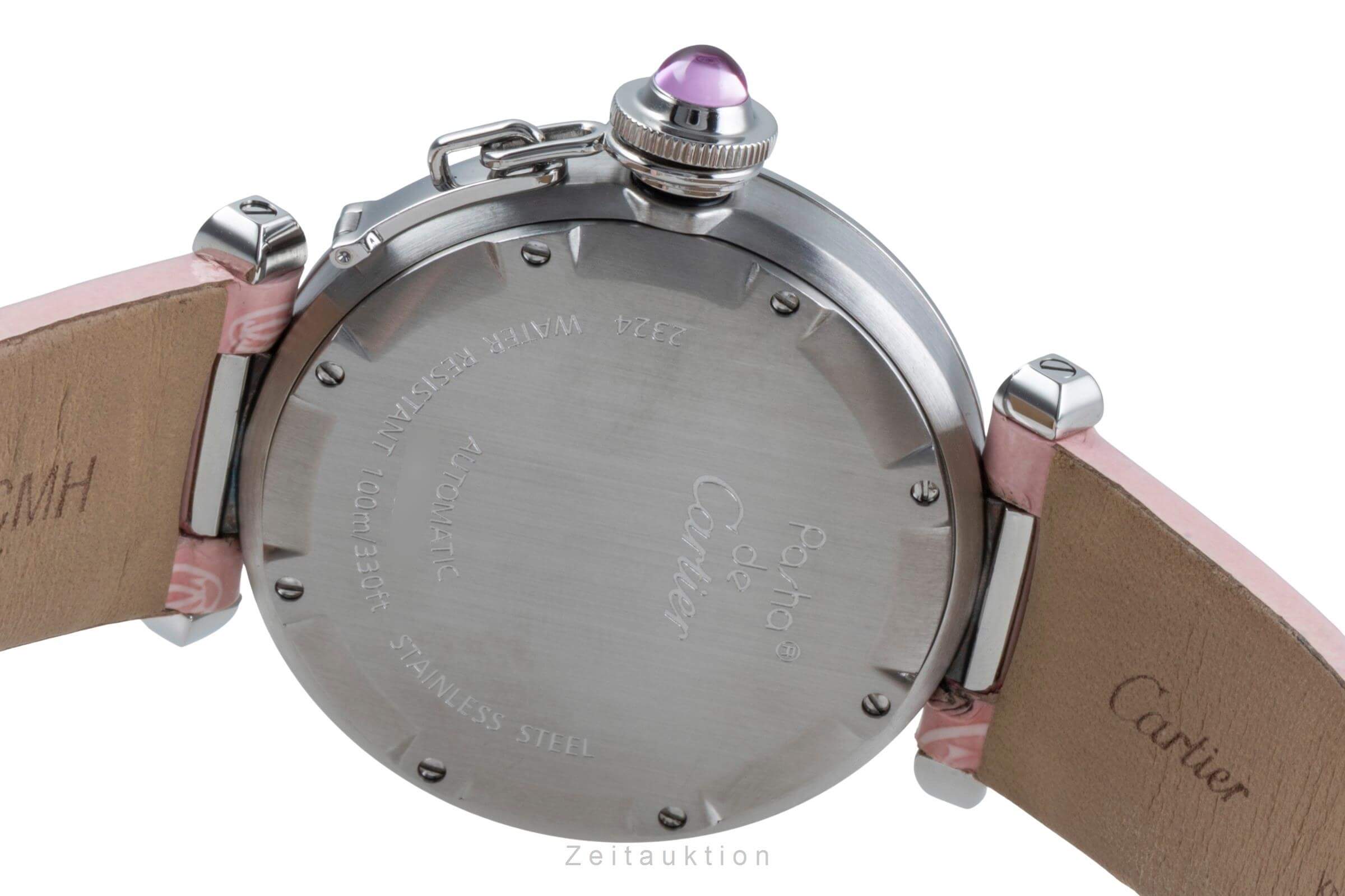Cartier Pasha Stahl Automatik Damenuhr Ref. W3109599 Box & Papiere 2007 [2501979]