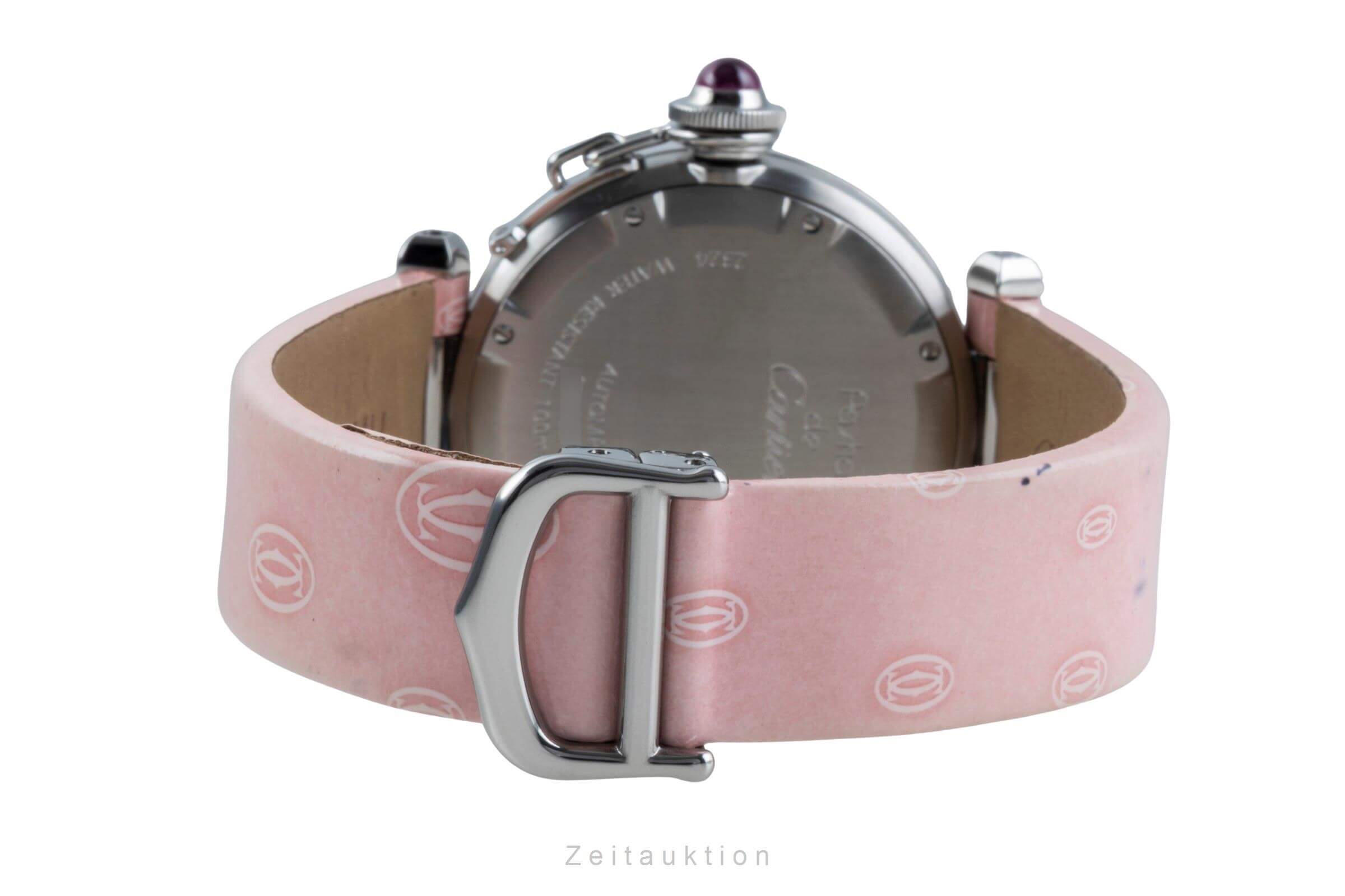 Cartier Pasha Stahl Automatik Damenuhr Ref. W3109599 Box & Papiere 2007 [2501979]