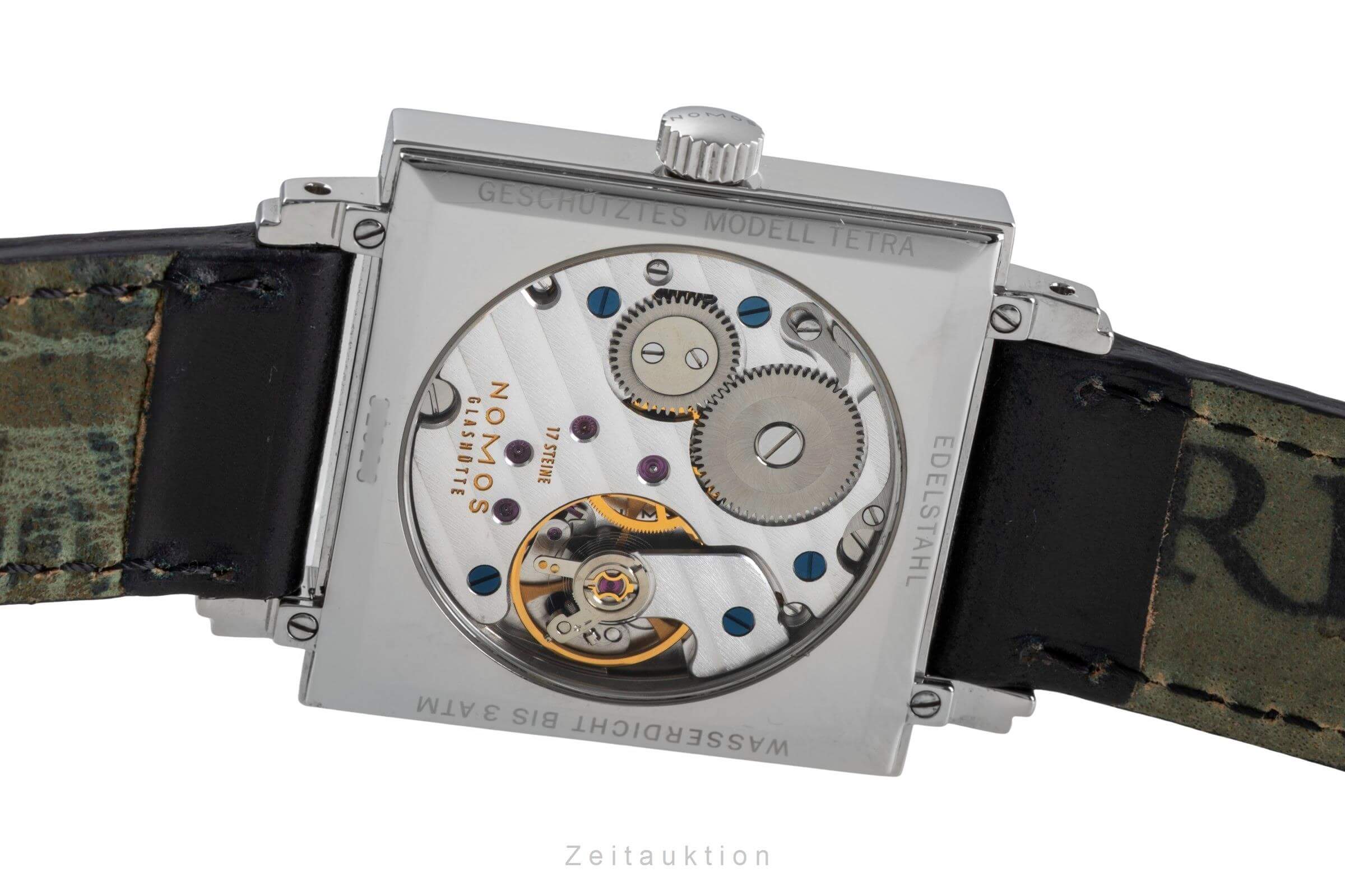 Nomos Tetra steel manual winding men's watch 489 LP: 2180EUR  [2502033]
