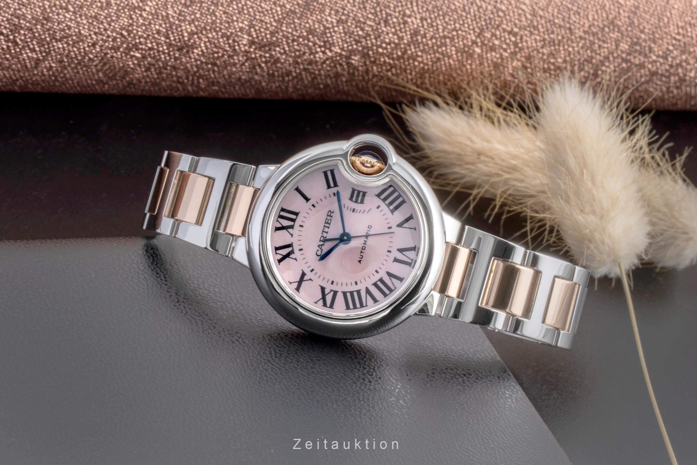 Cartier Ballon Bleu de Cartier Stahl / Gold MOP Automatik Damenuhr Ref W6920098  [2502034]