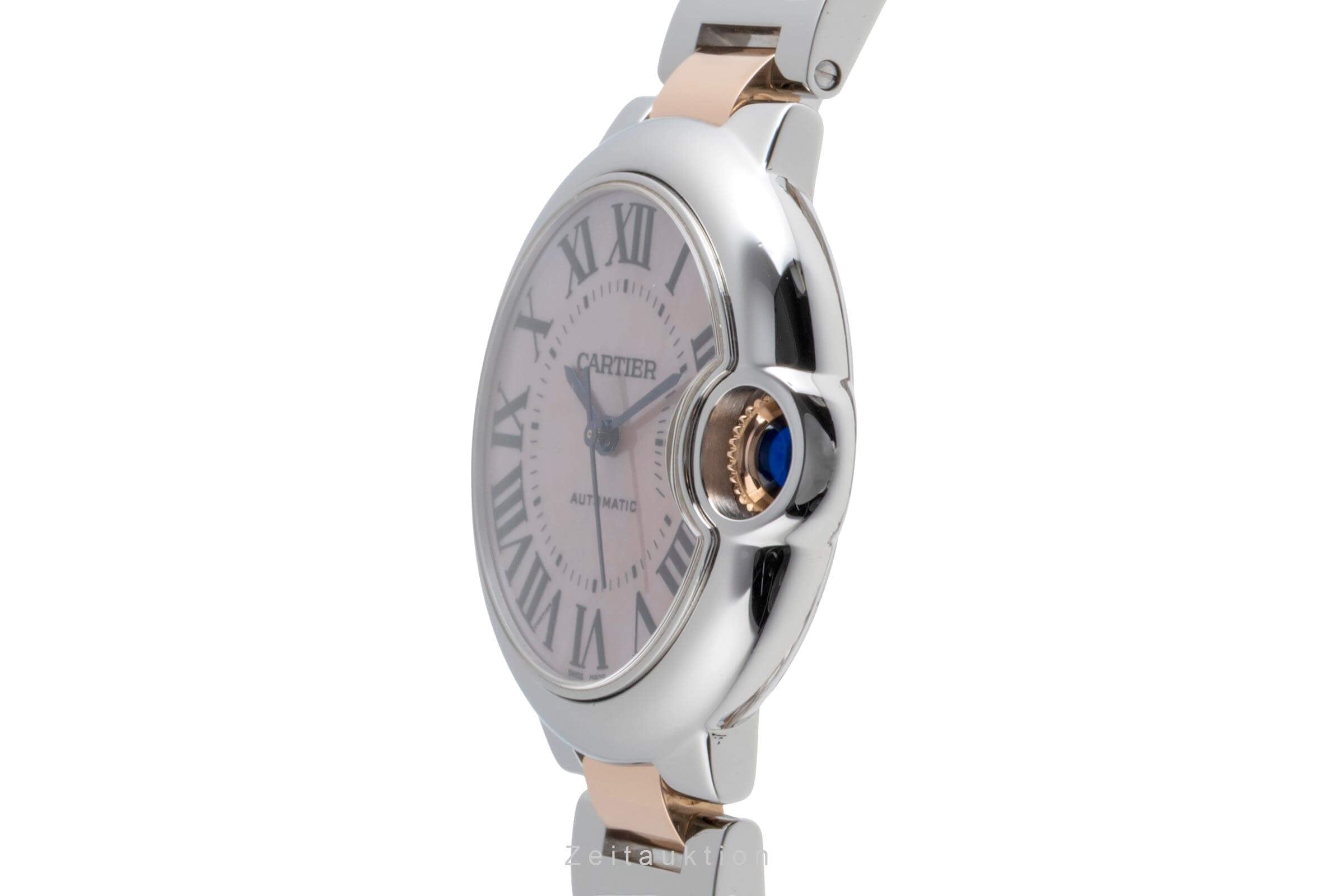 Cartier Ballon Bleu de Cartier Stahl / Gold MOP Automatik Damenuhr Ref W6920098  [2502034]