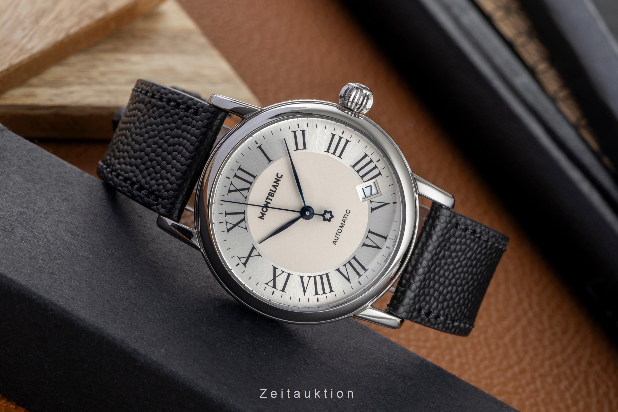 Montblanc Meisterstück acier automatique montre pour hommes 7042  [2502070]