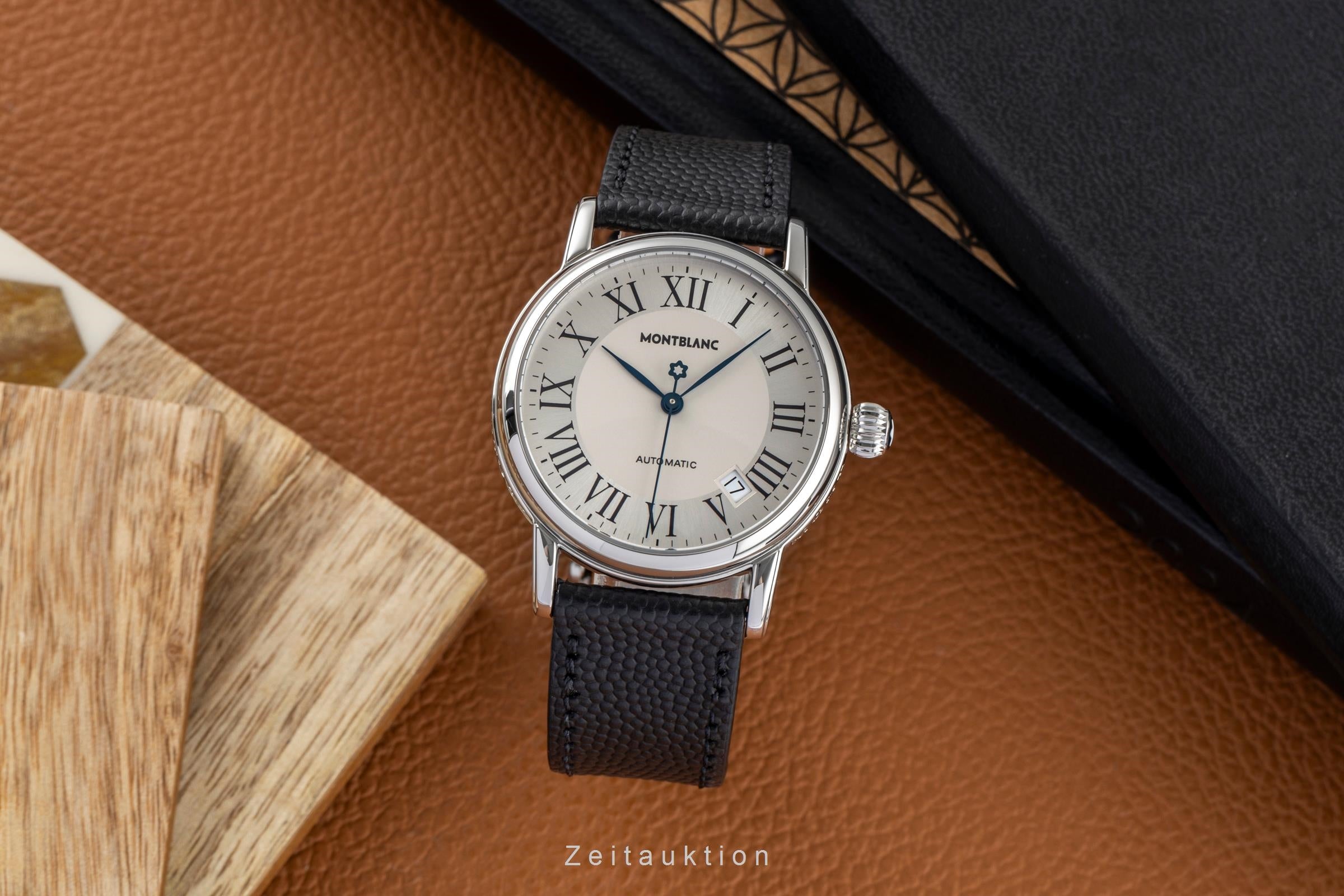 Montblanc Meisterstück acier automatique montre pour hommes 7042  [2502070]