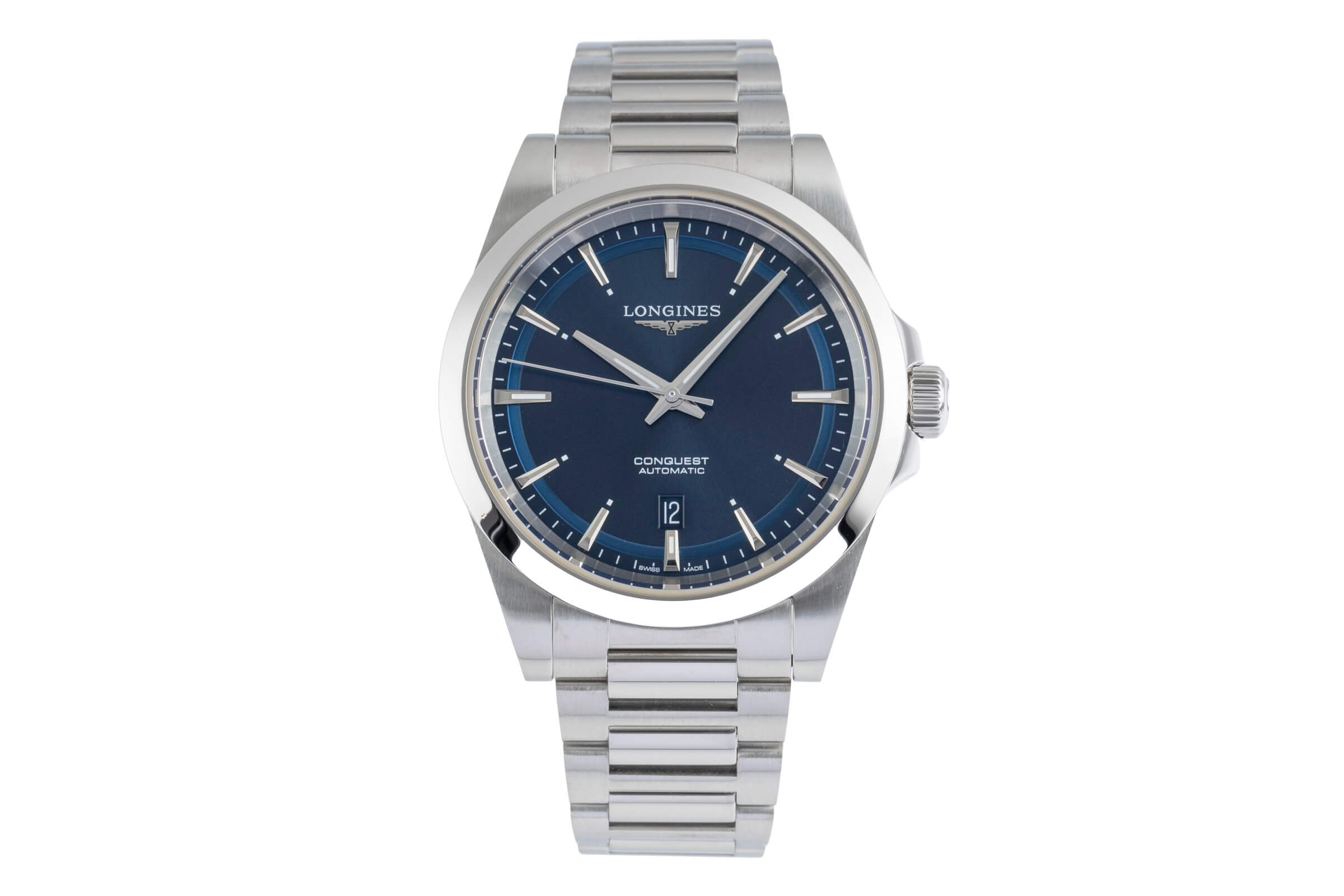 Longines Conquest acero automático reloj para caballeros L3.830.4.92.6 LP: 2250EUR  [2502131]