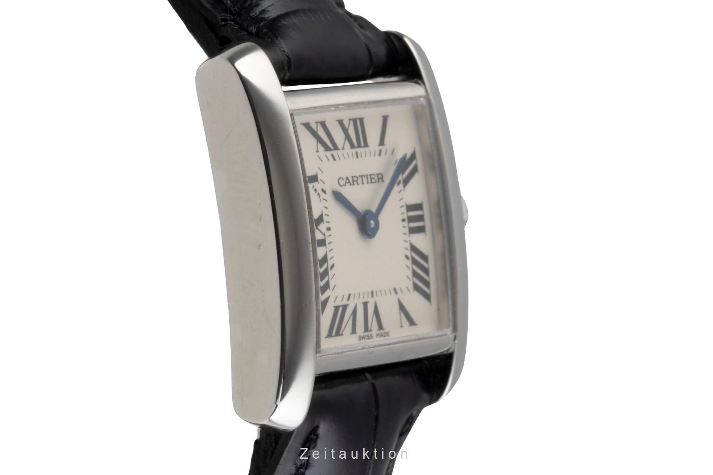 Cartier Tank Francaise oro blanco de 18 quilates cuarzo reloj para damas  W50012S3  [2502140]