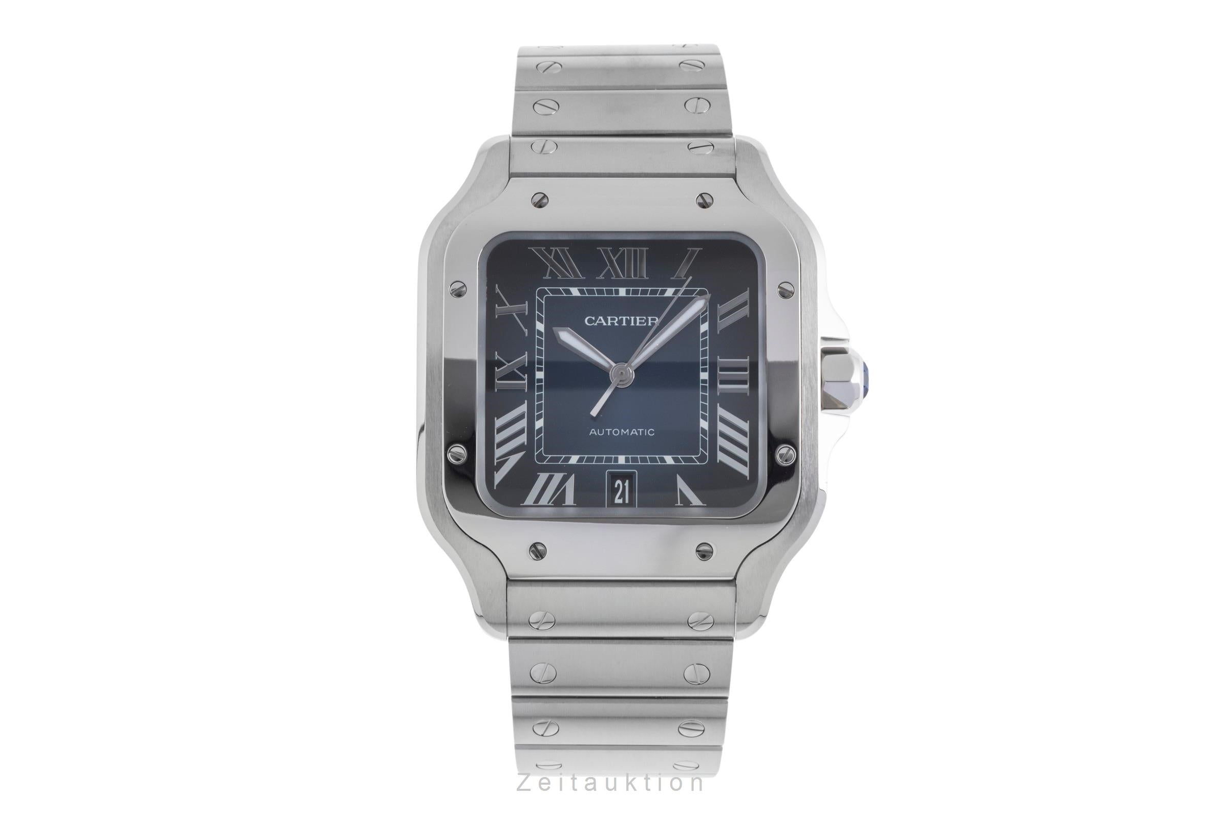 Cartier Santos acciaio automatismo orologio da uomo WSSA0030 LP: 8850EUR  [2502223]