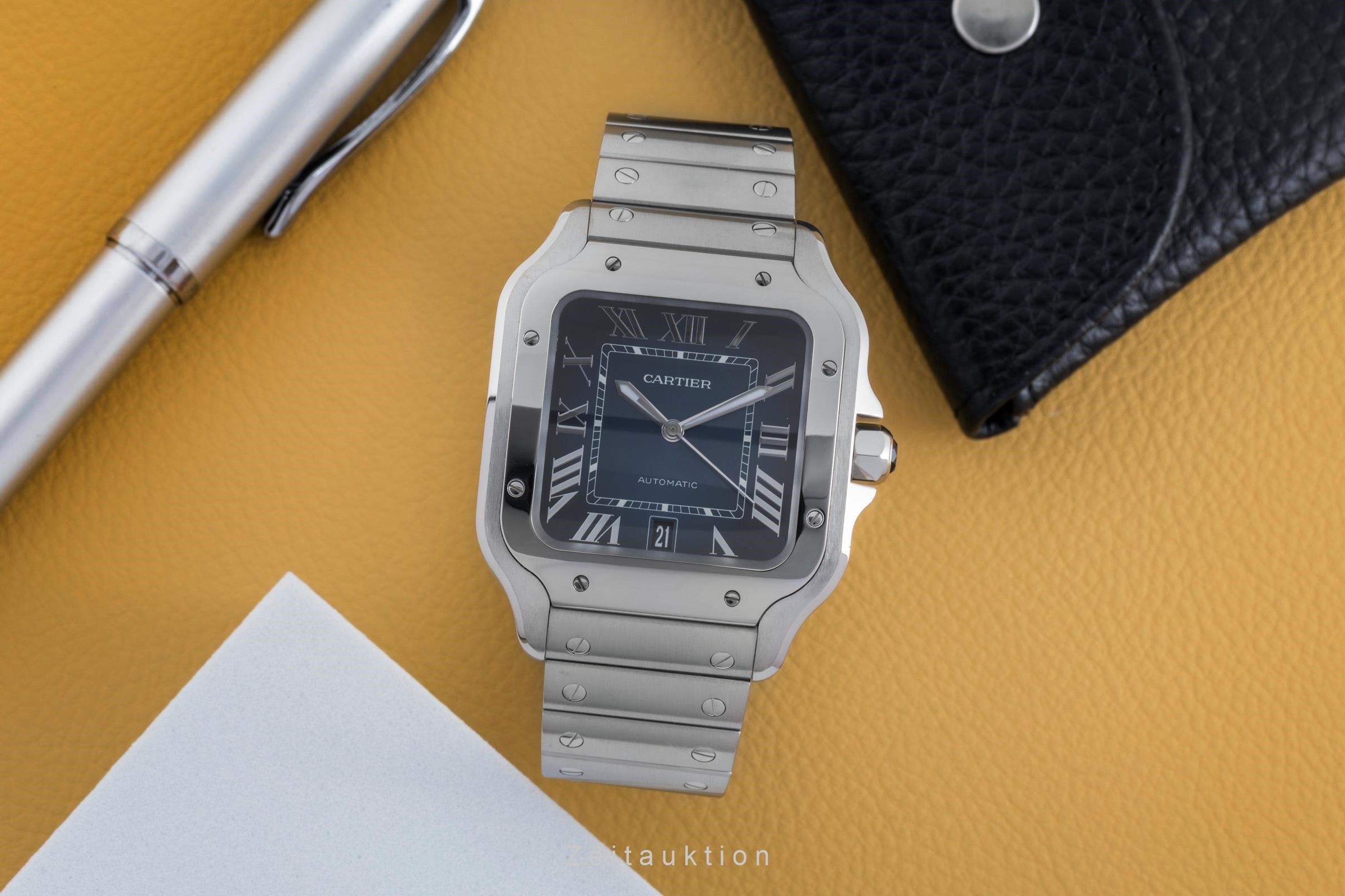 Cartier Santos acciaio automatismo orologio da uomo WSSA0030 LP: 8850EUR  [2502223]