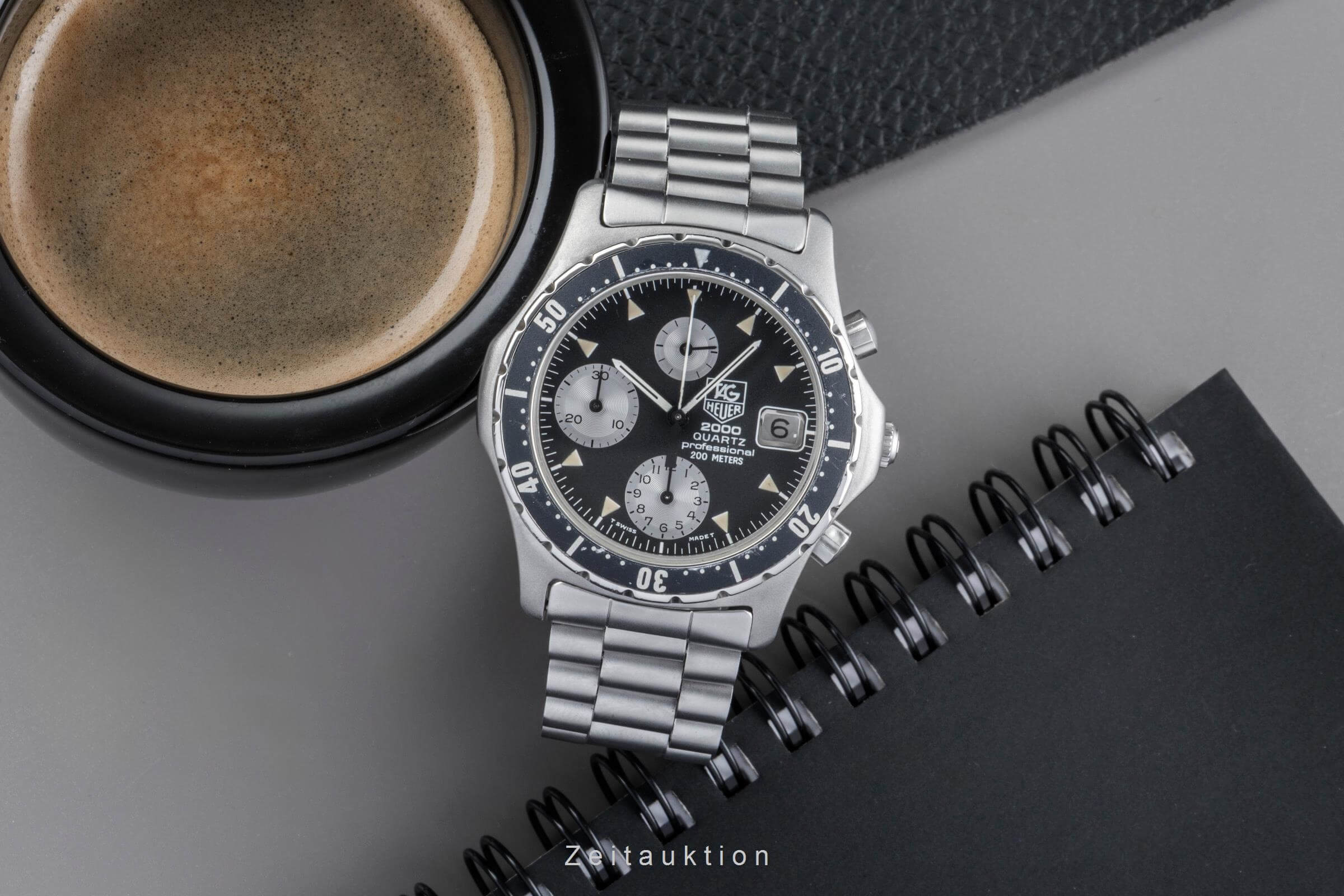 Heuer 2000 Chronograph Datum Edelstahl Herrenuhr Ref. 273.006 Klassiker [2502227]