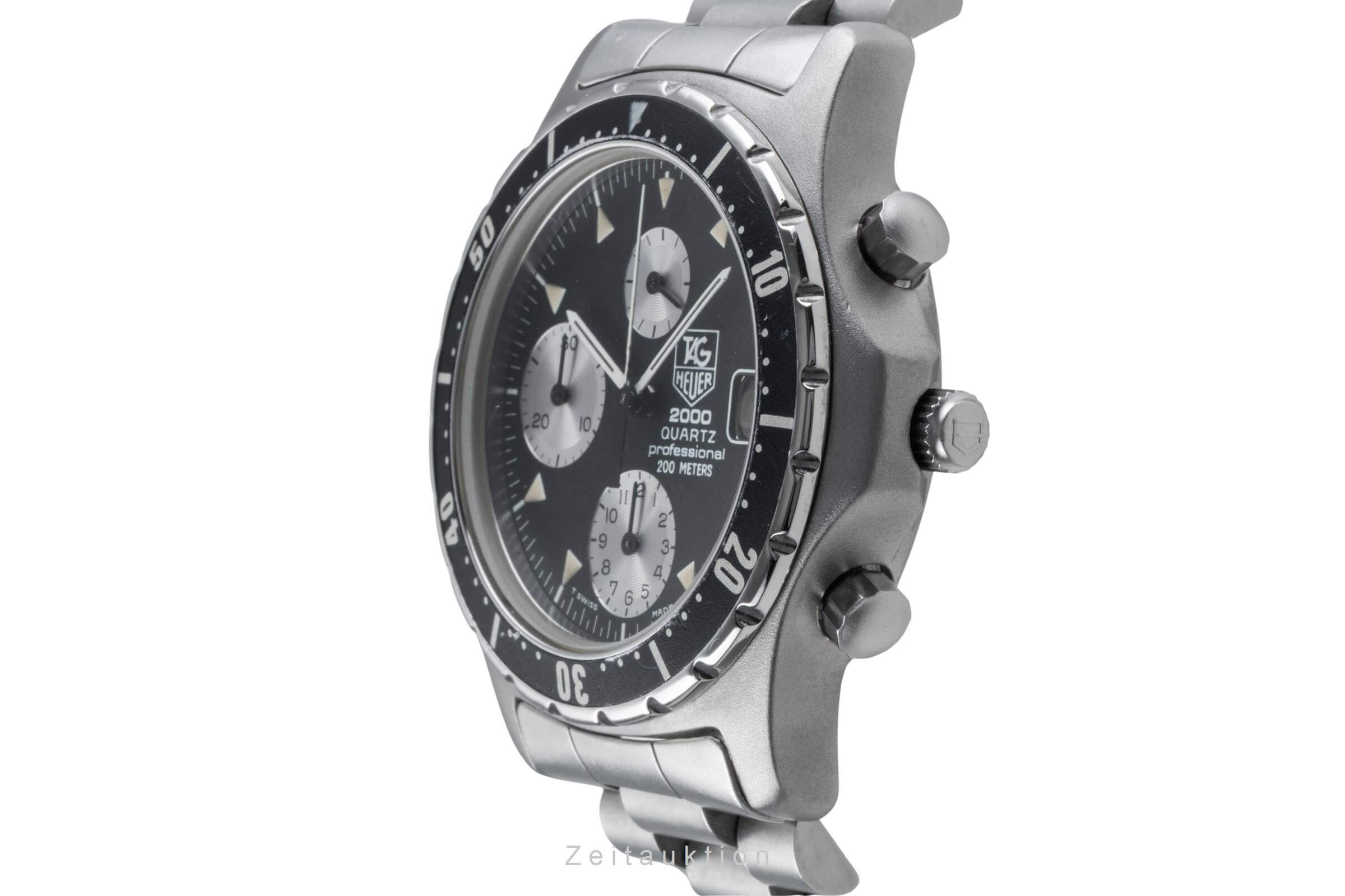 Heuer 2000 Chronograph Datum Edelstahl Herrenuhr Ref. 273.006 Klassiker [2502227]