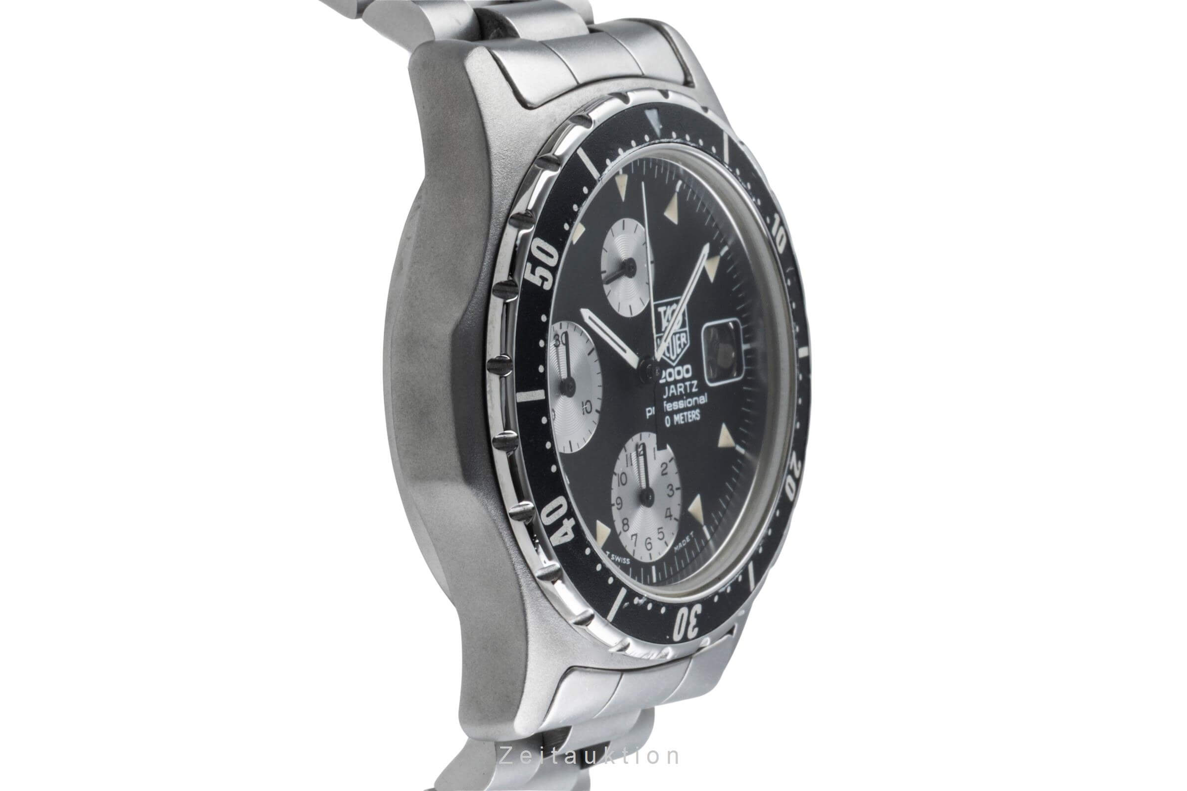 Heuer 2000 Chronograph Datum Edelstahl Herrenuhr Ref. 273.006 Klassiker [2502227]