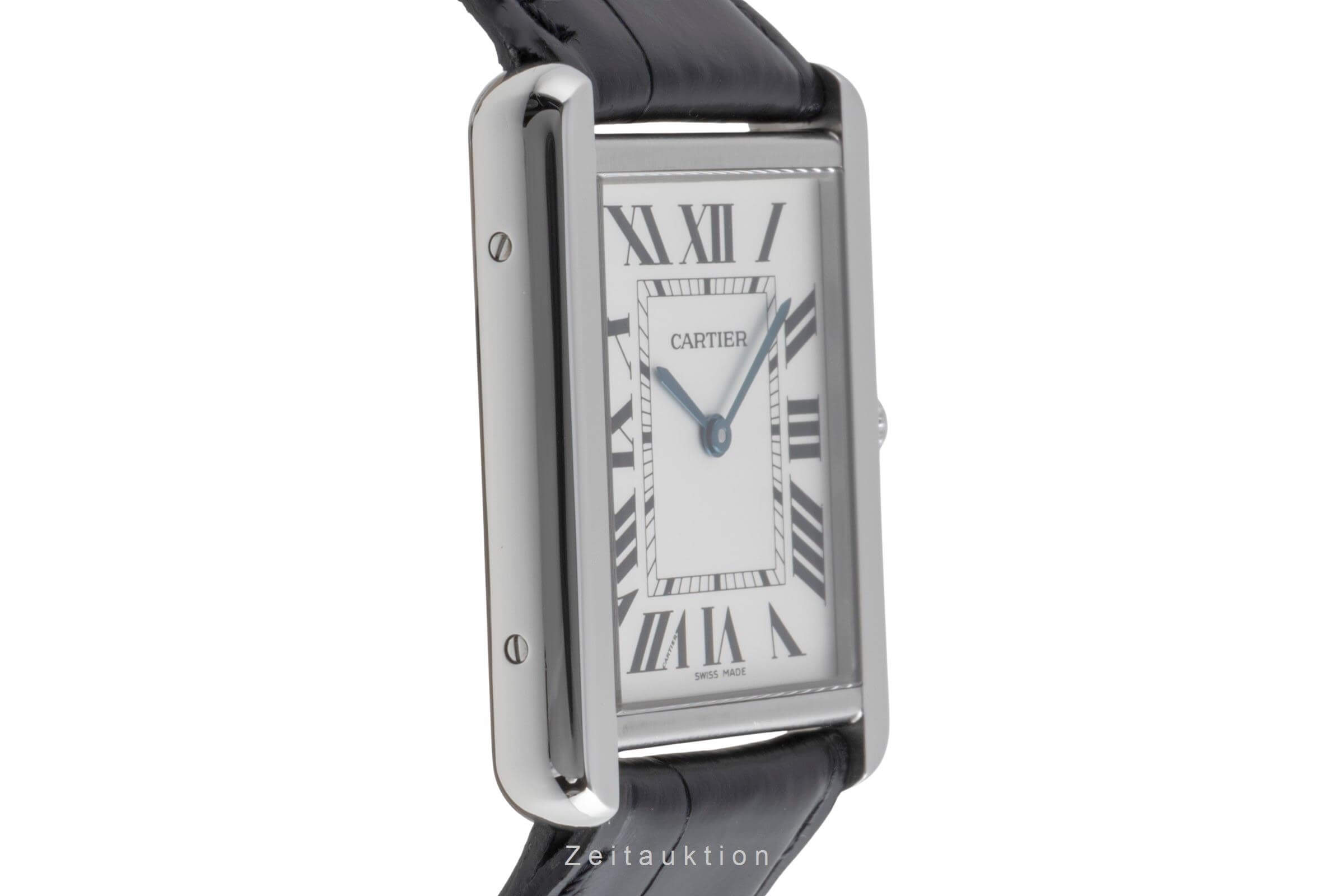 Cartier Tank Solo Large Edelstahl Herrenuhr Ref. W1018355 Klassiker [2502266]
