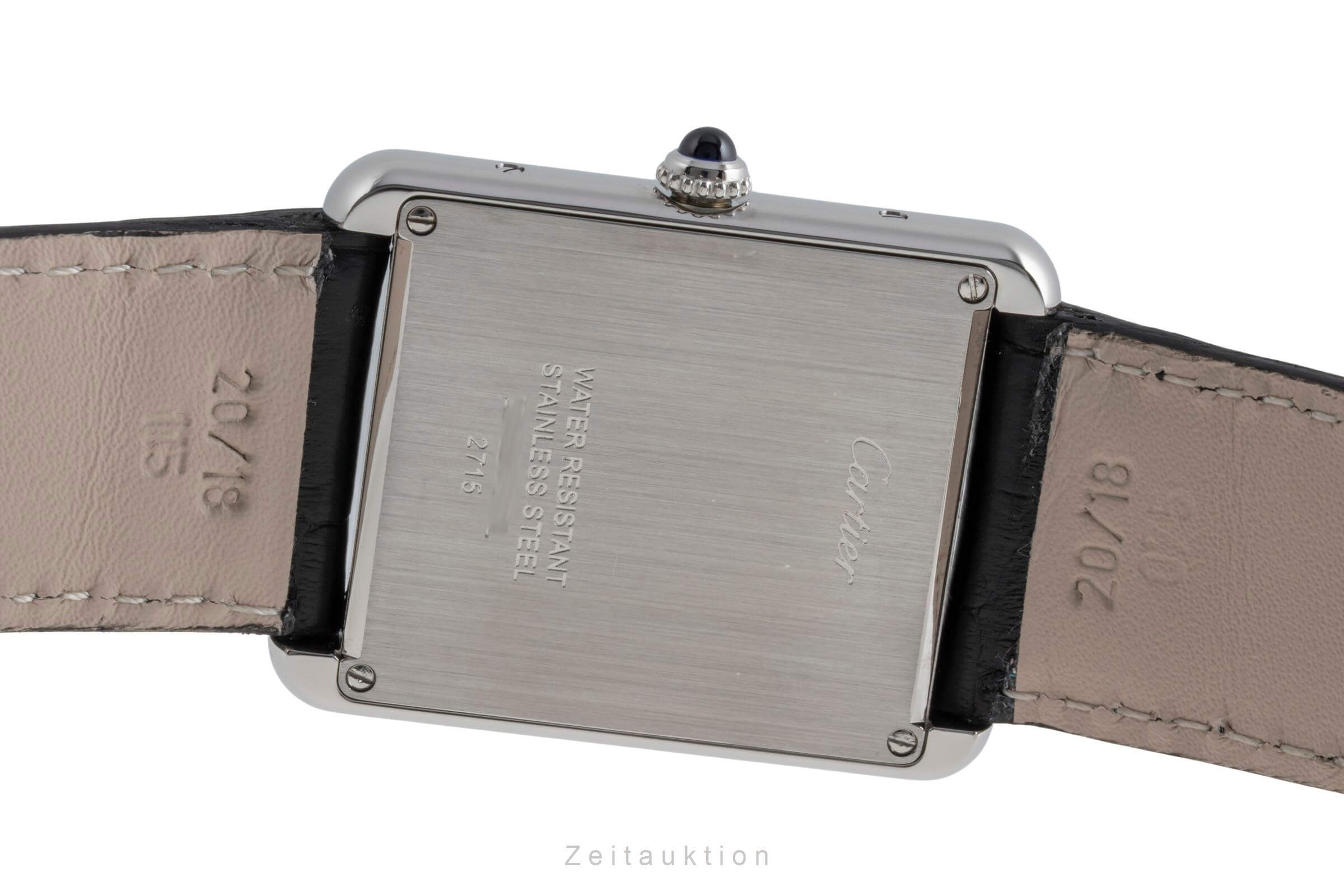 Cartier Tank Solo Large Edelstahl Herrenuhr Ref. W1018355 Klassiker [2502266]