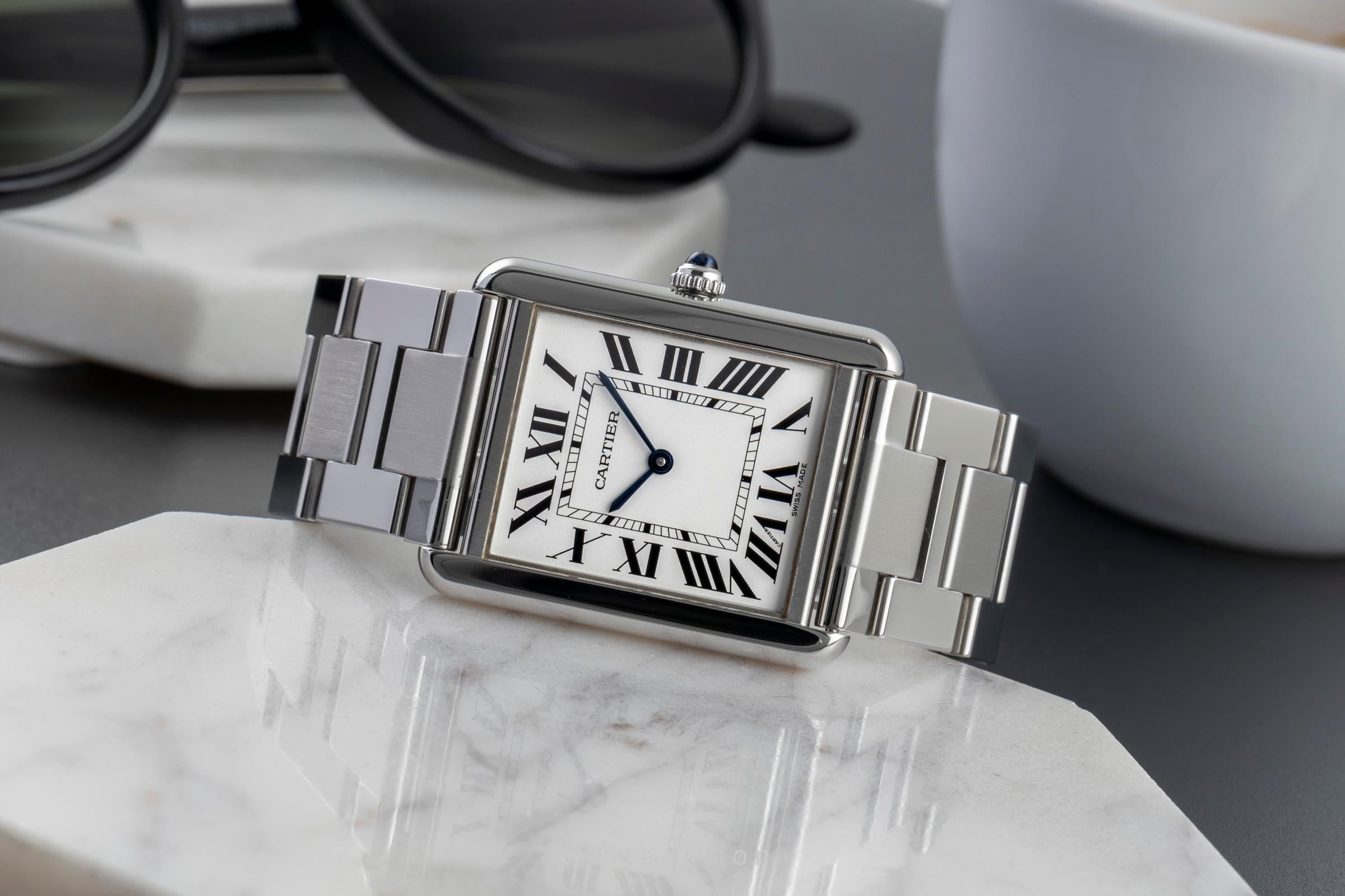 Cartier Tank acciaio quarzo unisex W5200003  [2502289]