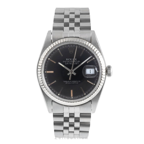 Rolex Datejust acero / oro blanco automático reloj para caballeros 1601 Vintage  [2502307]
