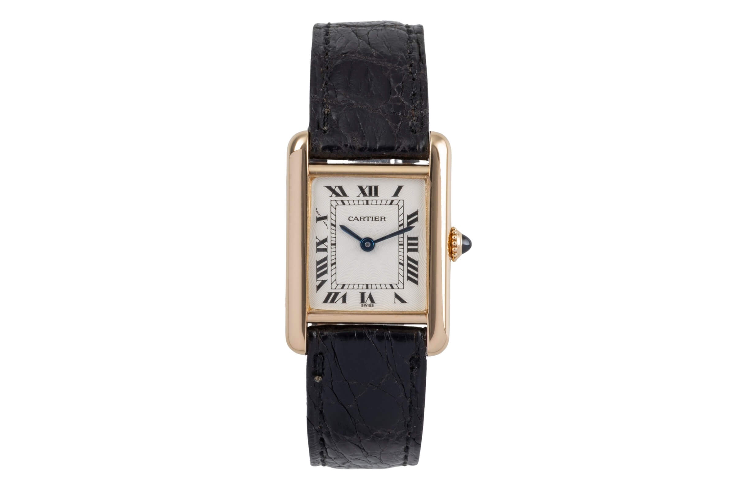 Cartier Tank oro 18 ct carica manuale orologio da donna 878087  [2502309]