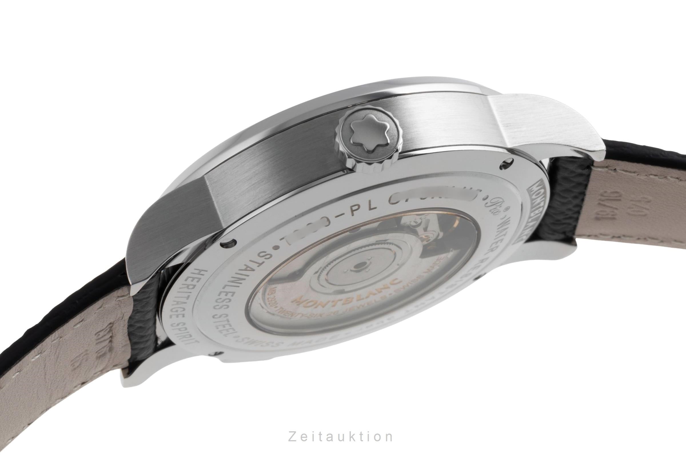 Montblanc Heritage acciaio automatismo orologio da uomo 112308 7339  [2502368]