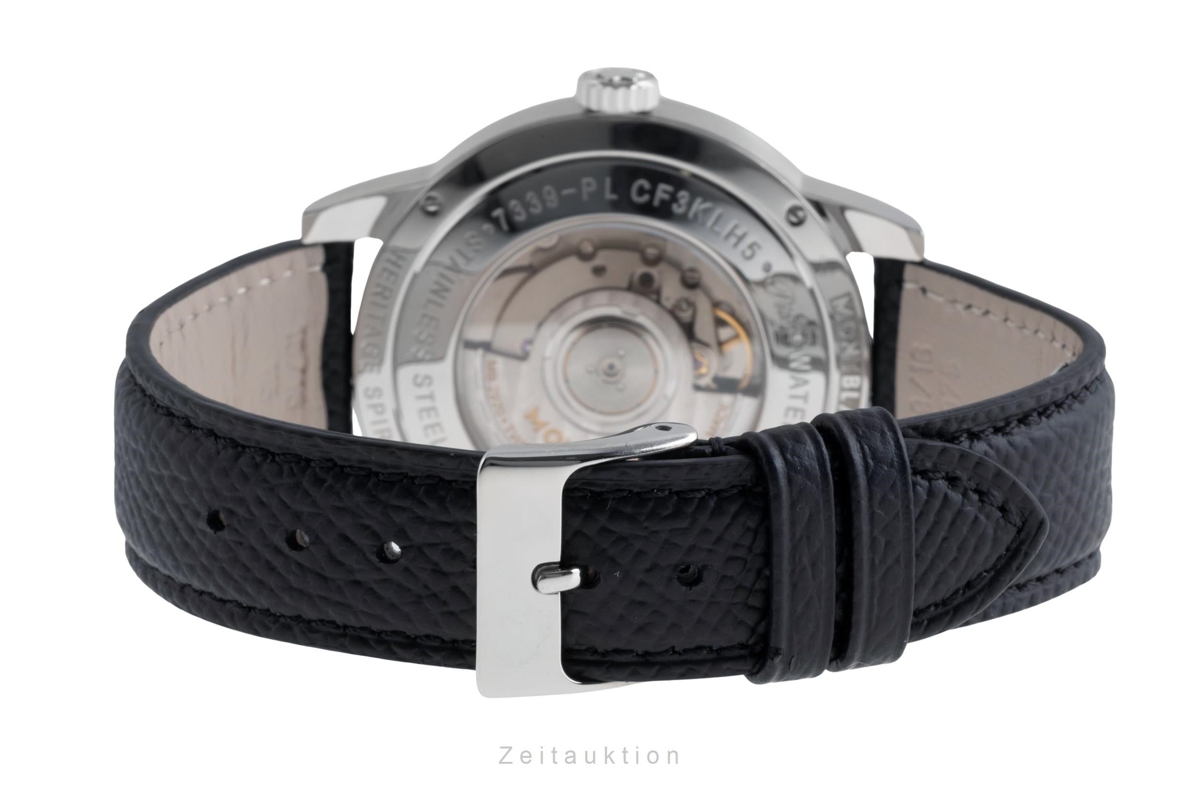 Montblanc Heritage acciaio automatismo orologio da uomo 112308 7339  [2502368]