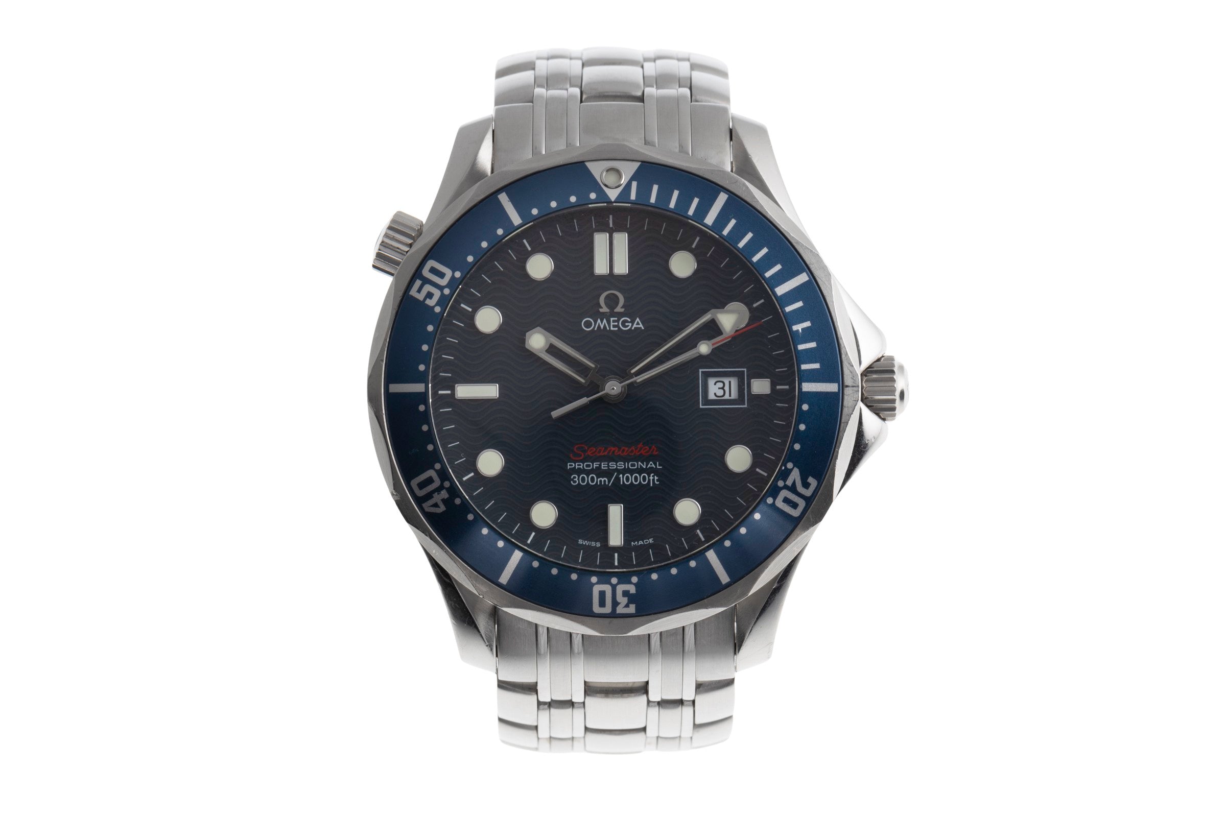 Omega Seamaster acero cuarzo reloj para caballeros 2221.80.00  [2502403]