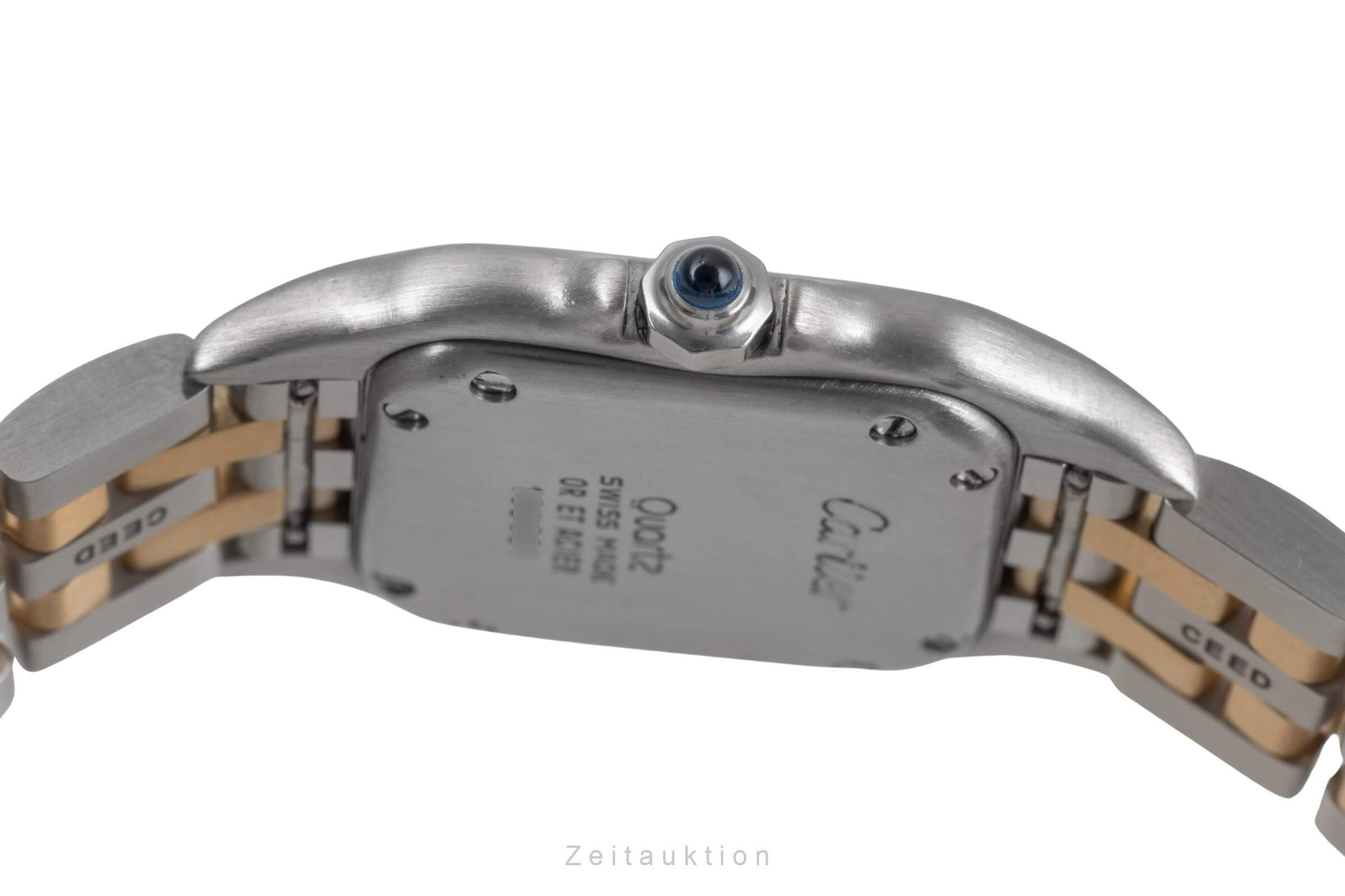 Cartier Panthere Lady Stahl / Gold Damenuhr Ref. 66921 Box Klassiker  [2502409]