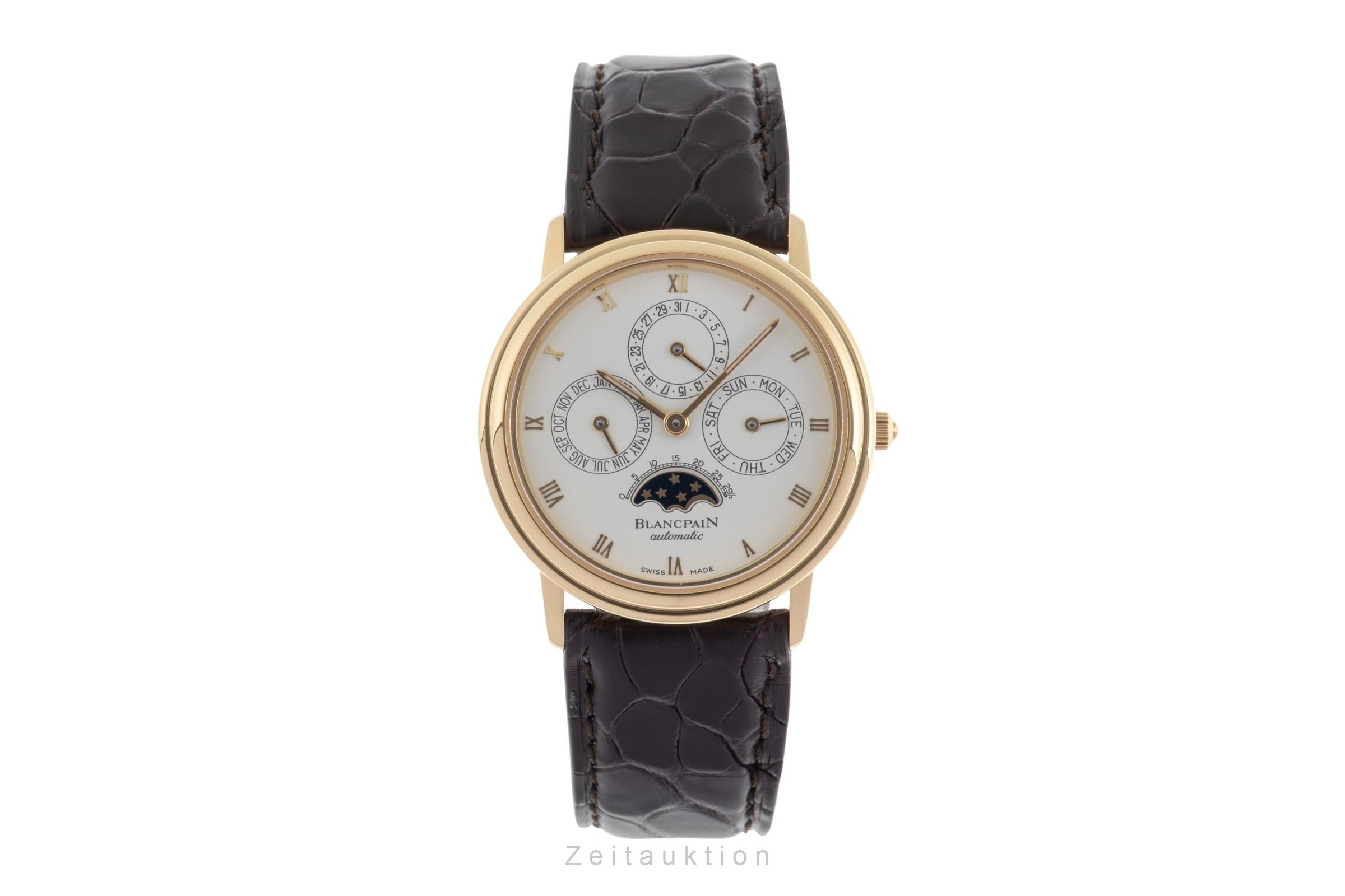 Blancpain Villeret oro de 18 quilates automático reloj para caballeros 5395-1418 LP: 27250EUR  [2502415]