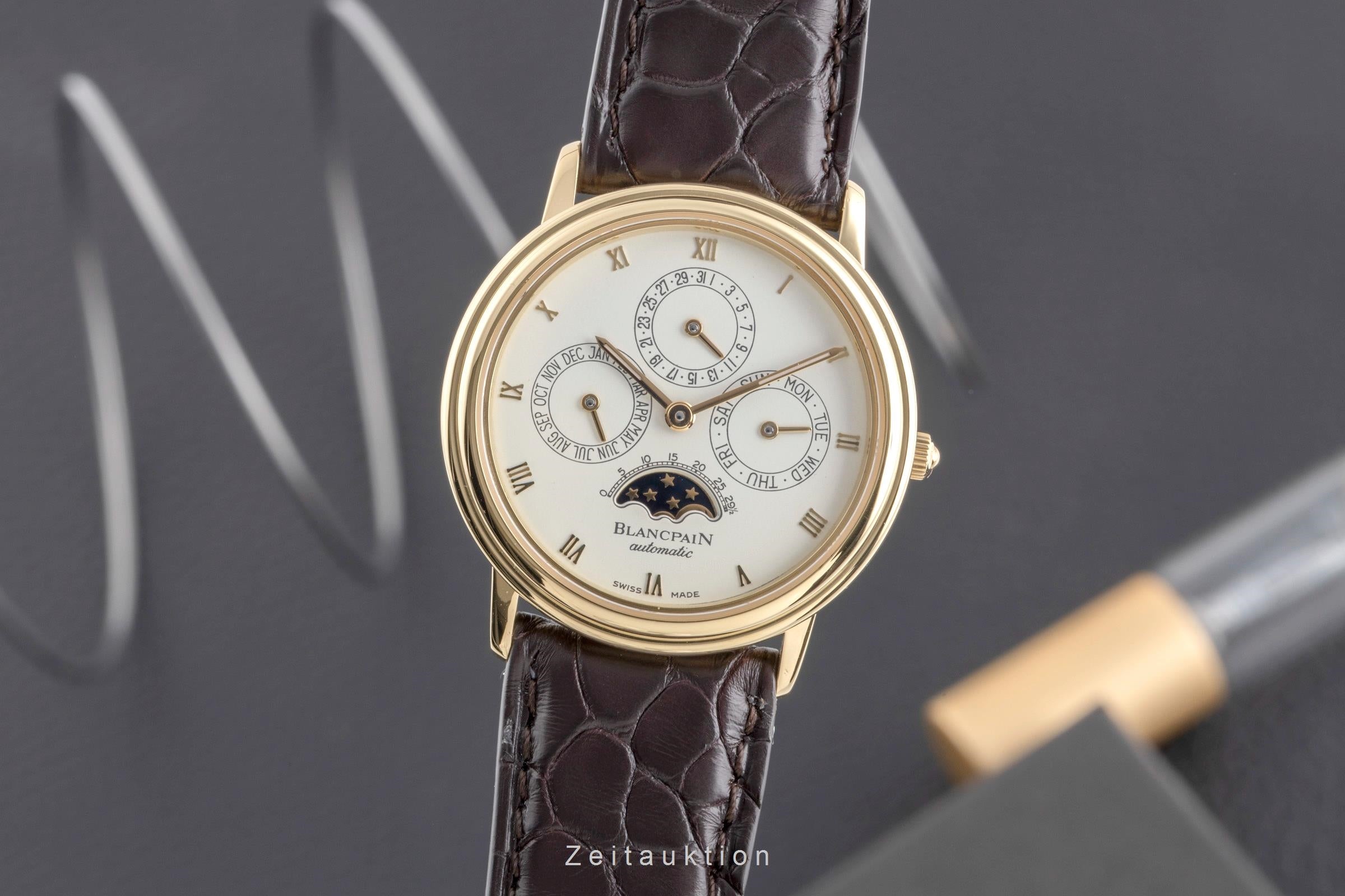 Blancpain Villeret oro de 18 quilates automático reloj para caballeros 5395-1418 LP: 27250EUR  [2502415]