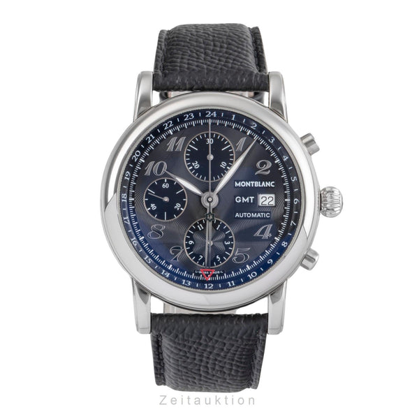 Montblanc Meisterstück chronographe acier automatique montre pour hommes 7067  [2502443]