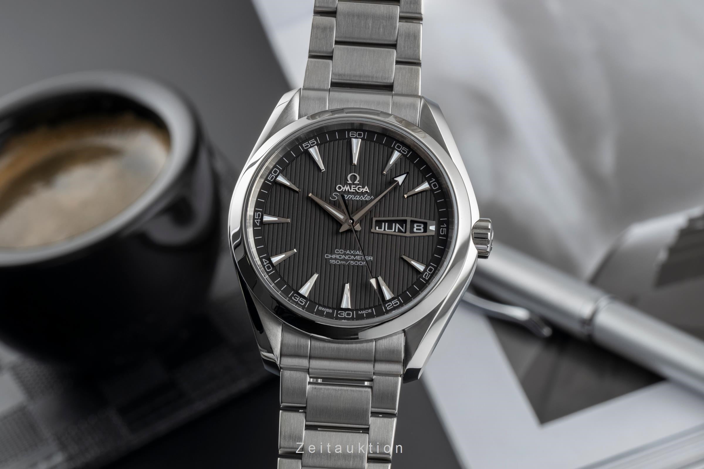 Omega Seamaster acero automático reloj para caballeros 231.10.43.22.06.001 LP: 6800EUR  [2502451]