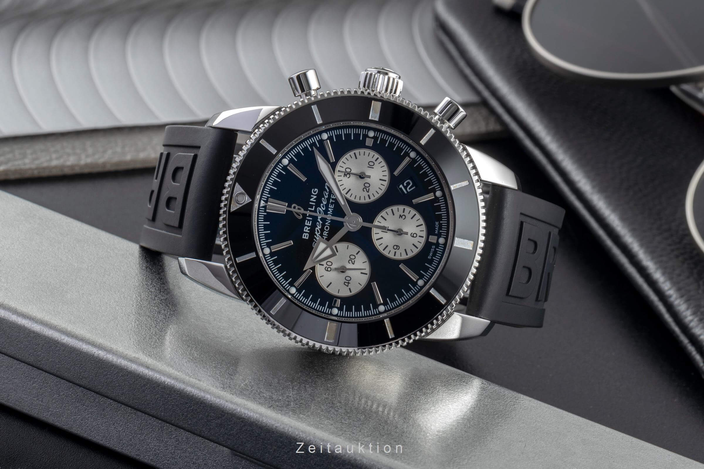 Breitling Superocean Chronograph Stahl Automatik Herren Ref. AB0162121B1S1 B&P [2502452]
