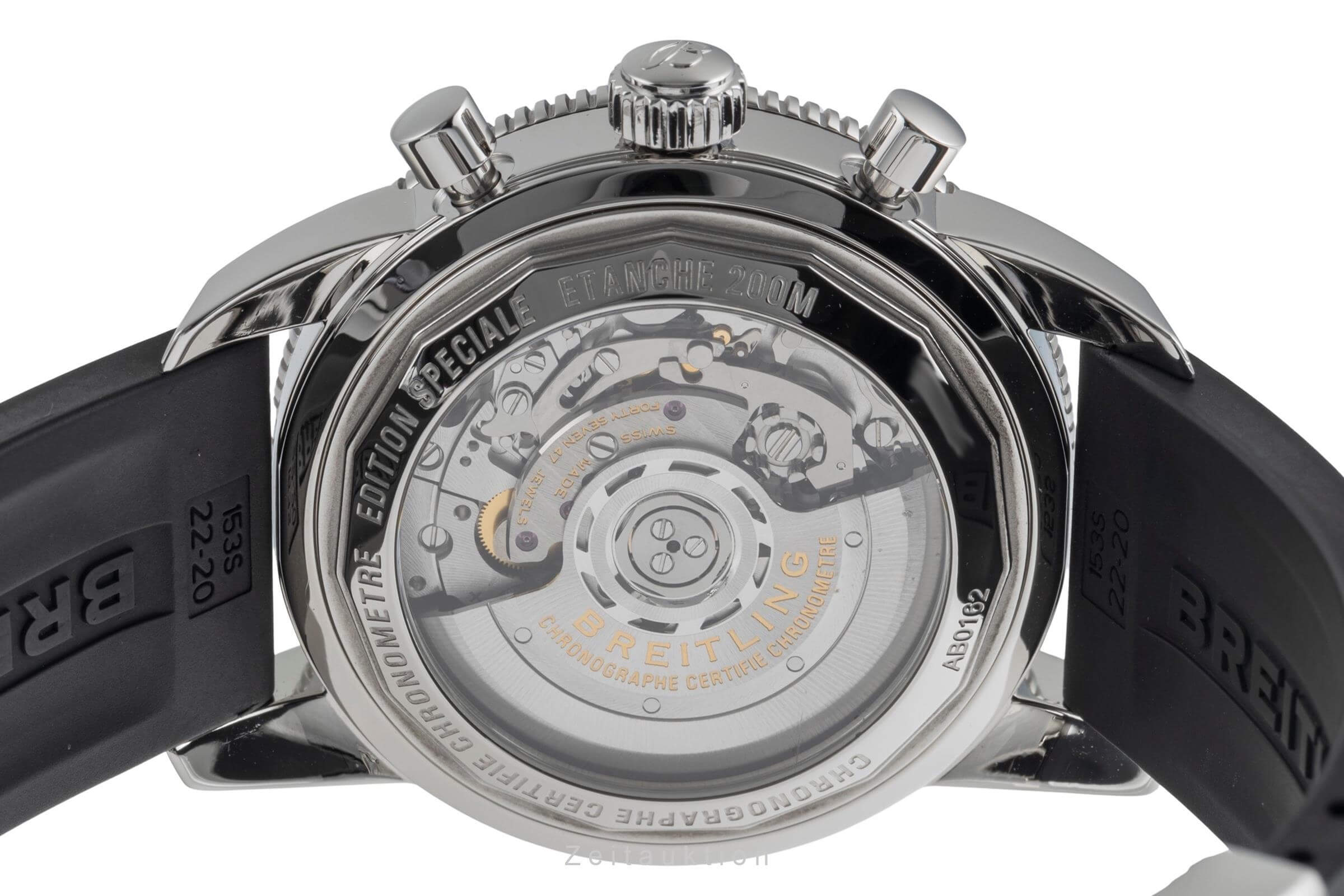 Breitling Superocean Chronograph Stahl Automatik Herren Ref. AB0162121B1S1 B&P [2502452]