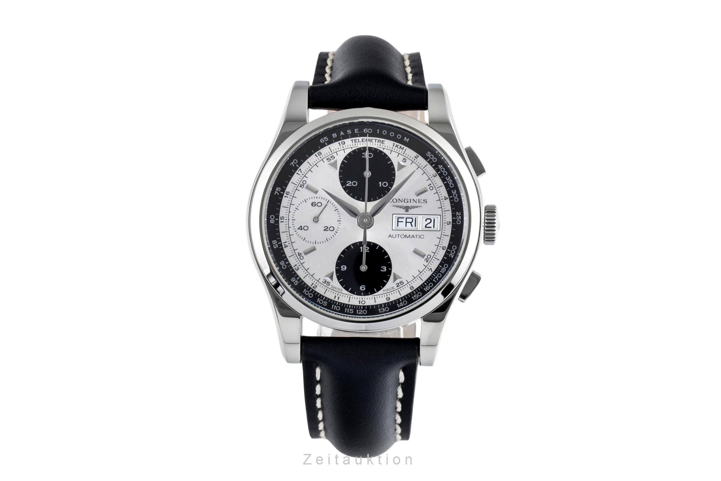 Longines Conquest Heritage cronógrafo acero automático reloj para caballeros L2.747.4  [2502465]