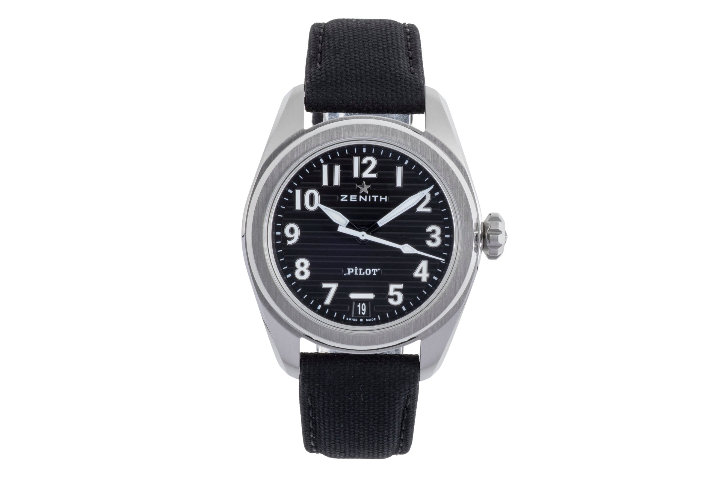Zenith Pilot steel automatic men's watch 03.4000.3620/21.I001 LP: 8100EUR  [2502498]