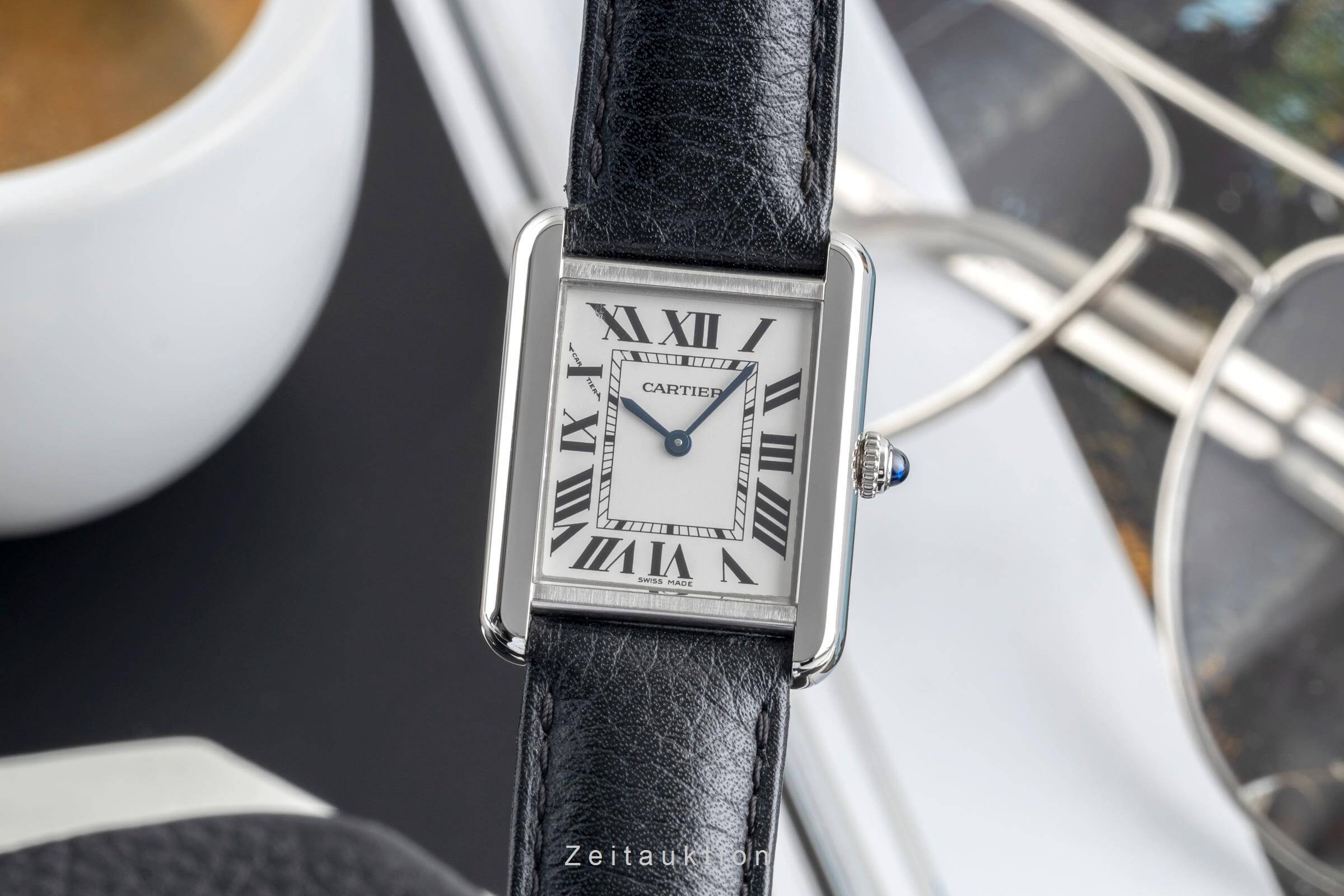 Cartier Tank acciaio quarzo orologio da donna WSTA0030  [2502504]