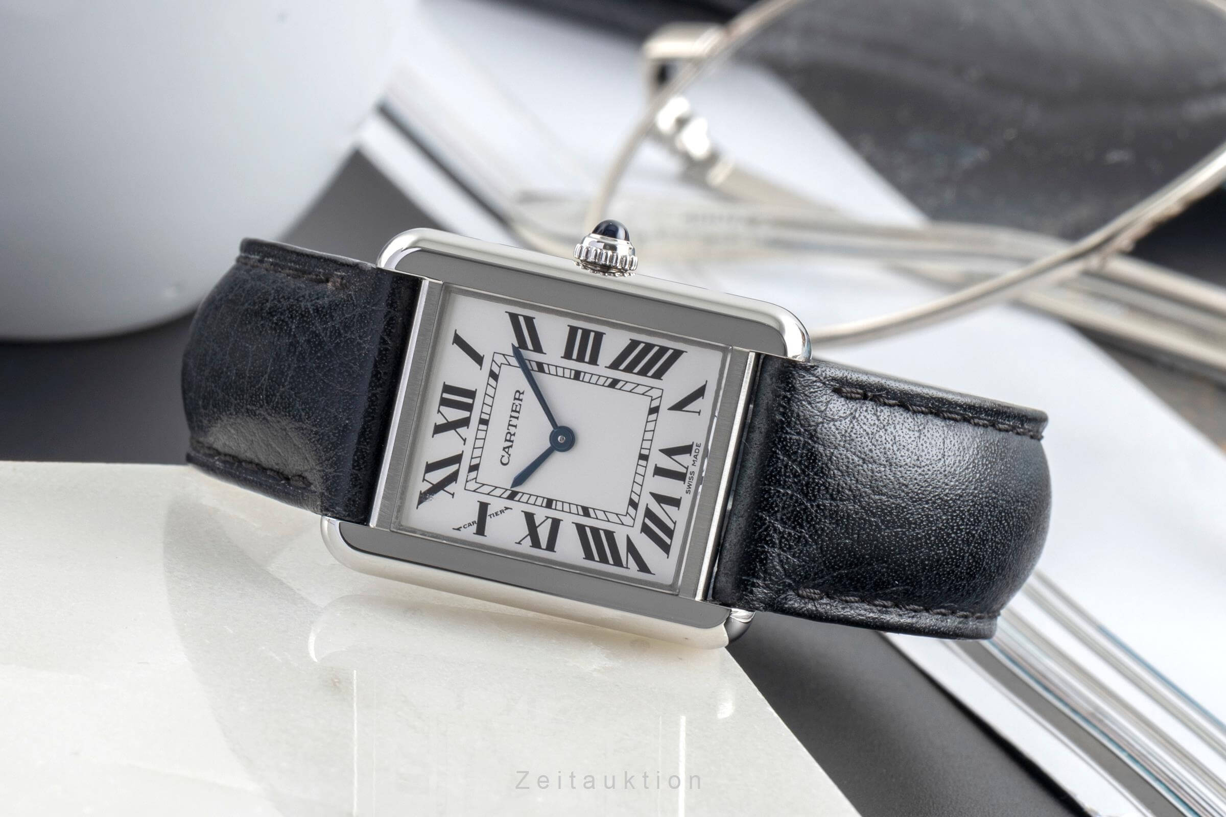 Cartier Tank acciaio quarzo orologio da donna WSTA0030  [2502504]