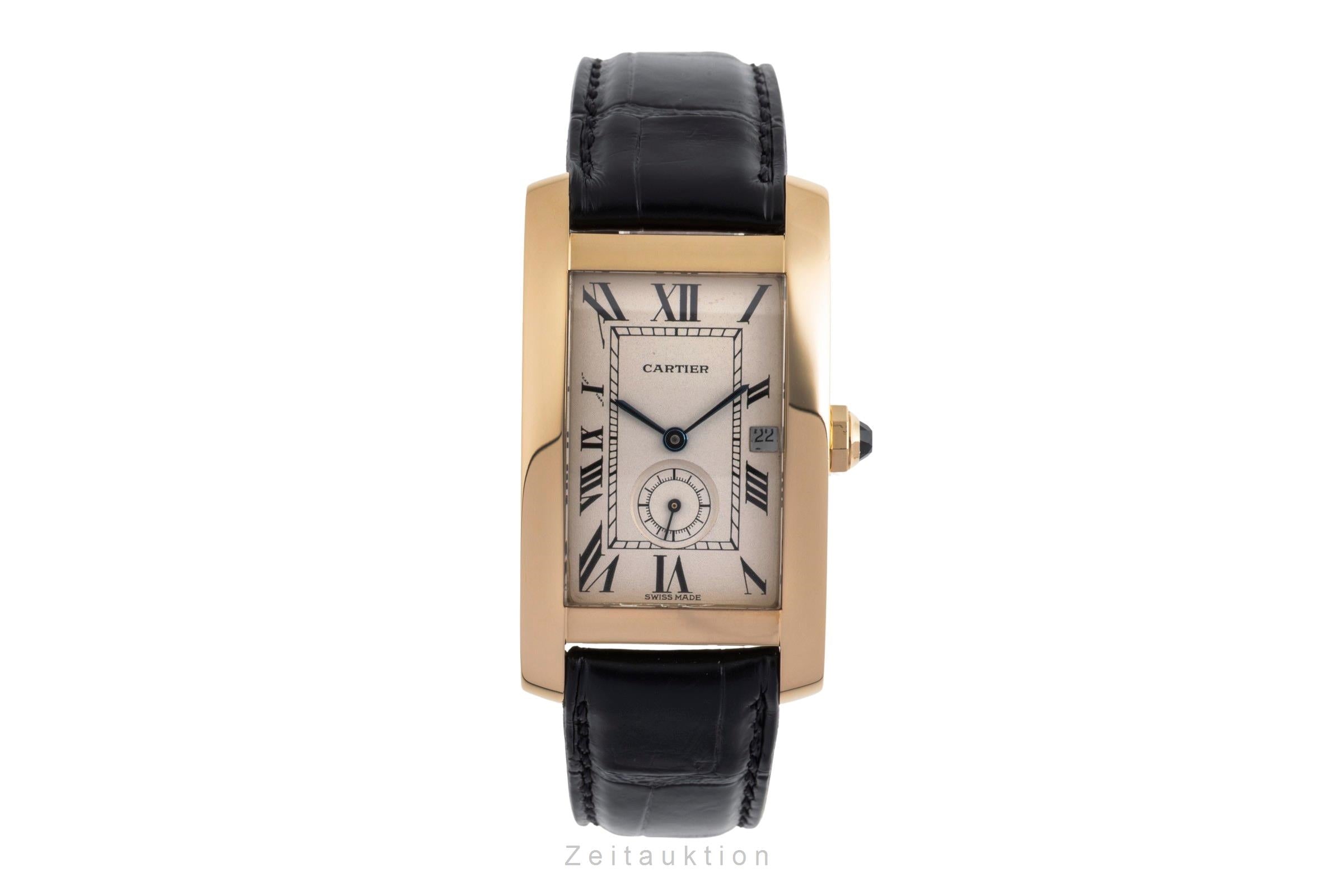 Cartier Tank Américaine oro 18 ct quarzo unisex W2600351  [2502506]