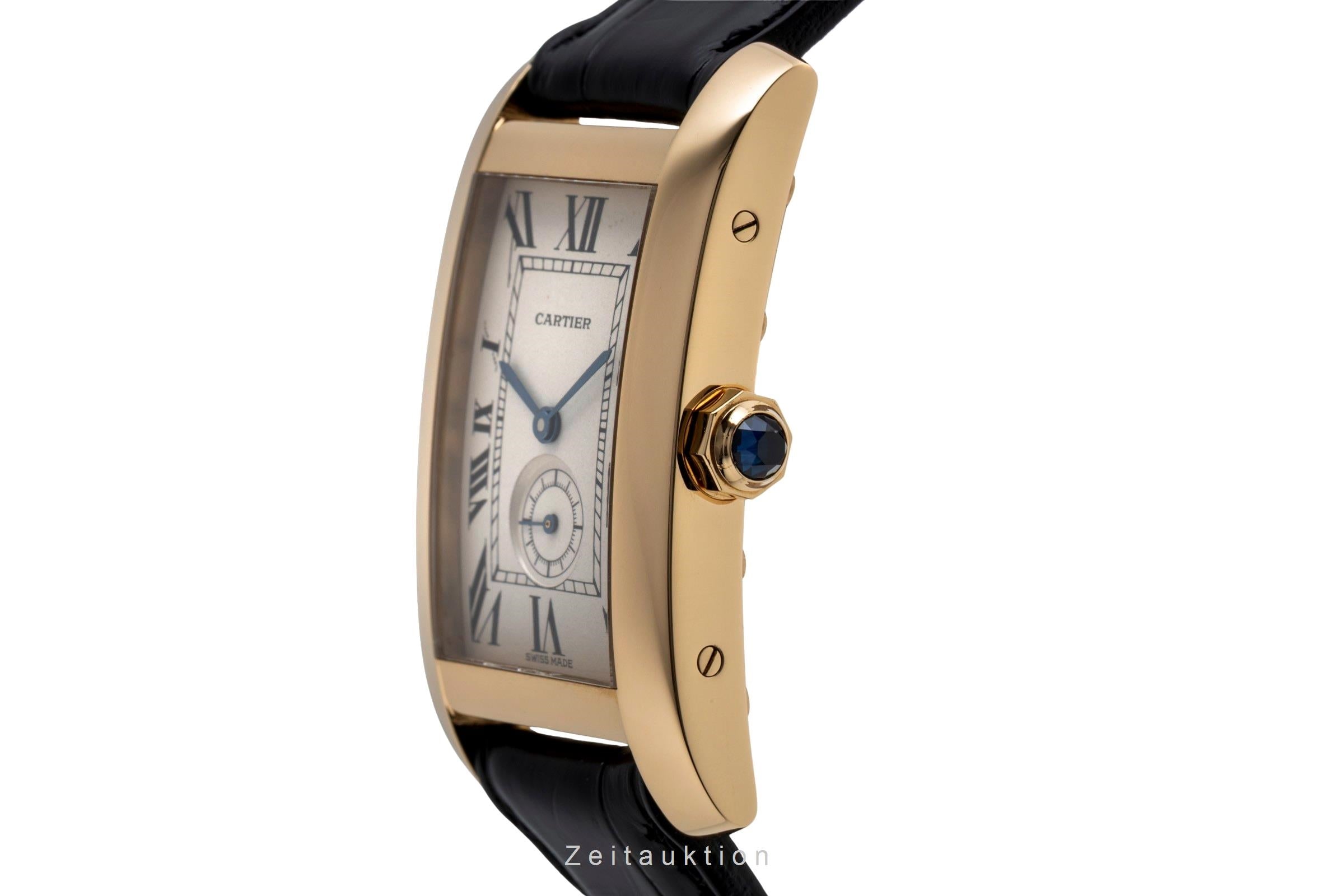 Cartier Tank Américaine oro 18 ct quarzo unisex W2600351  [2502506]