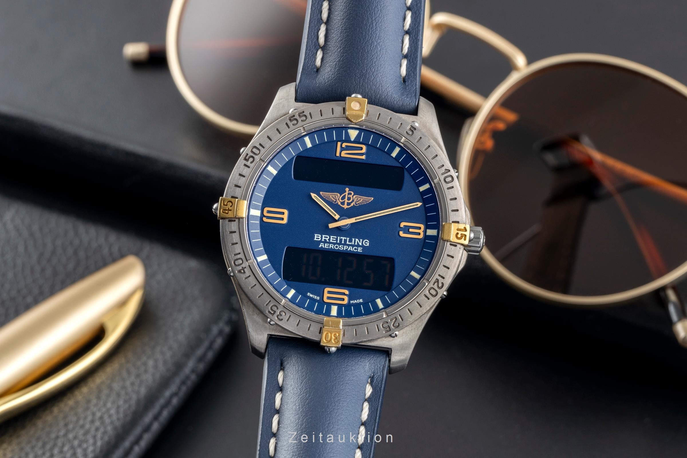 Breitling Aerospace titanio / oro cuarzo reloj para caballeros F56062  [2502510]