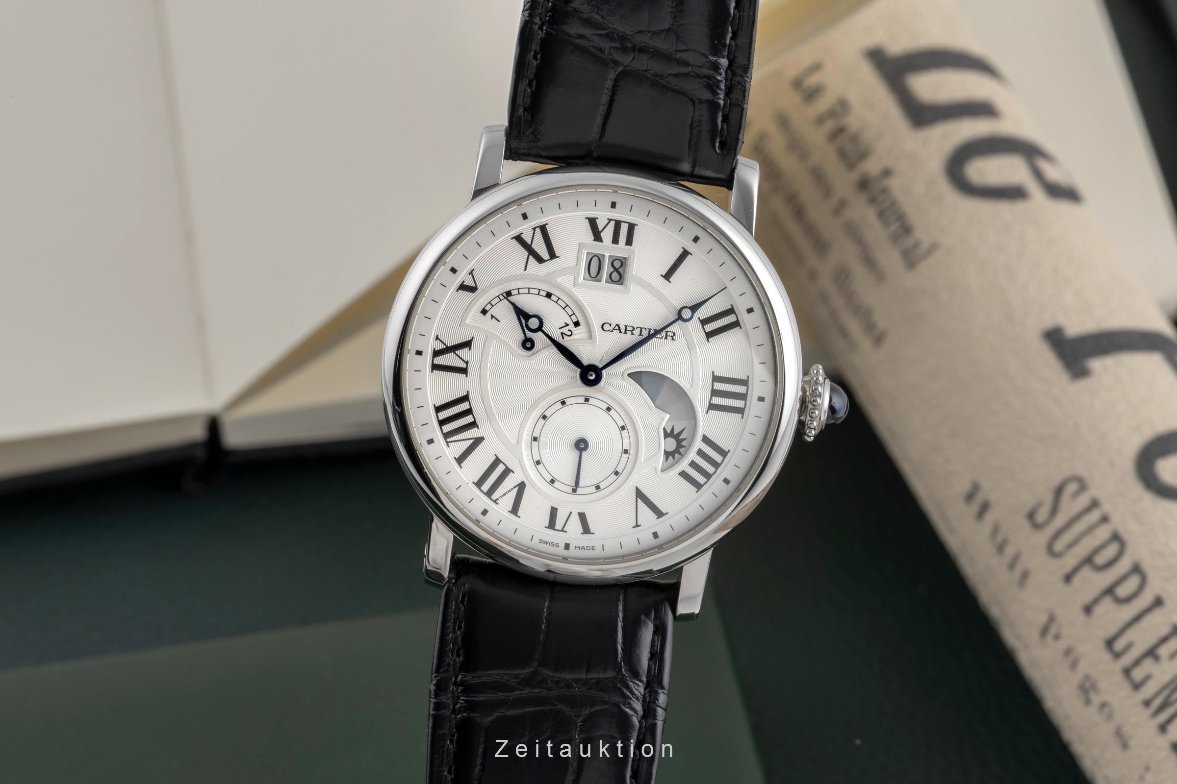 Cartier Rotonde de Cartier acciaio automatismo orologio da uomo W1556368 LP: 11400EUR  [2502530]