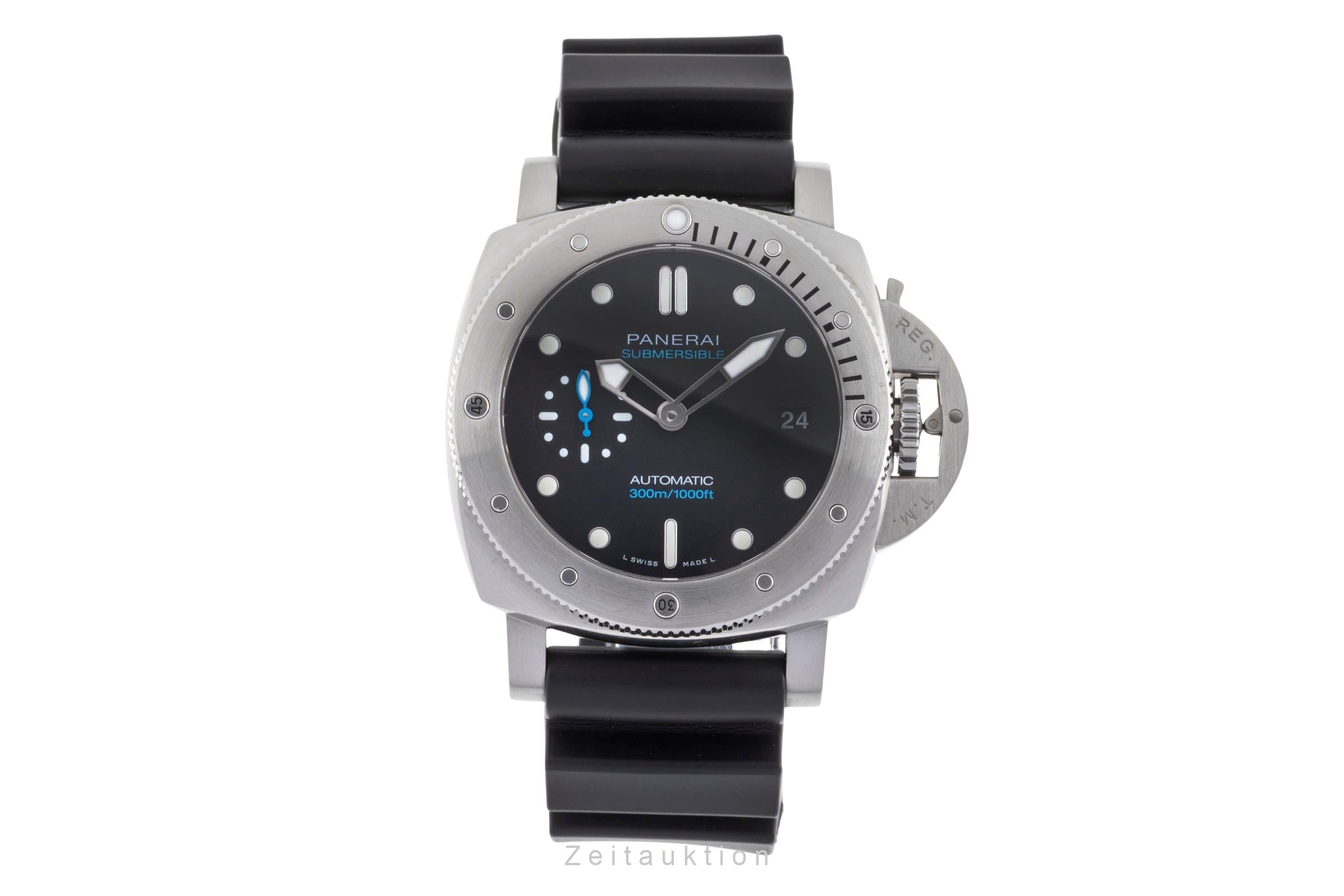 Panerai Submersible acero automático reloj para caballeros PAM00973 LP: 9700EUR  [2502596]