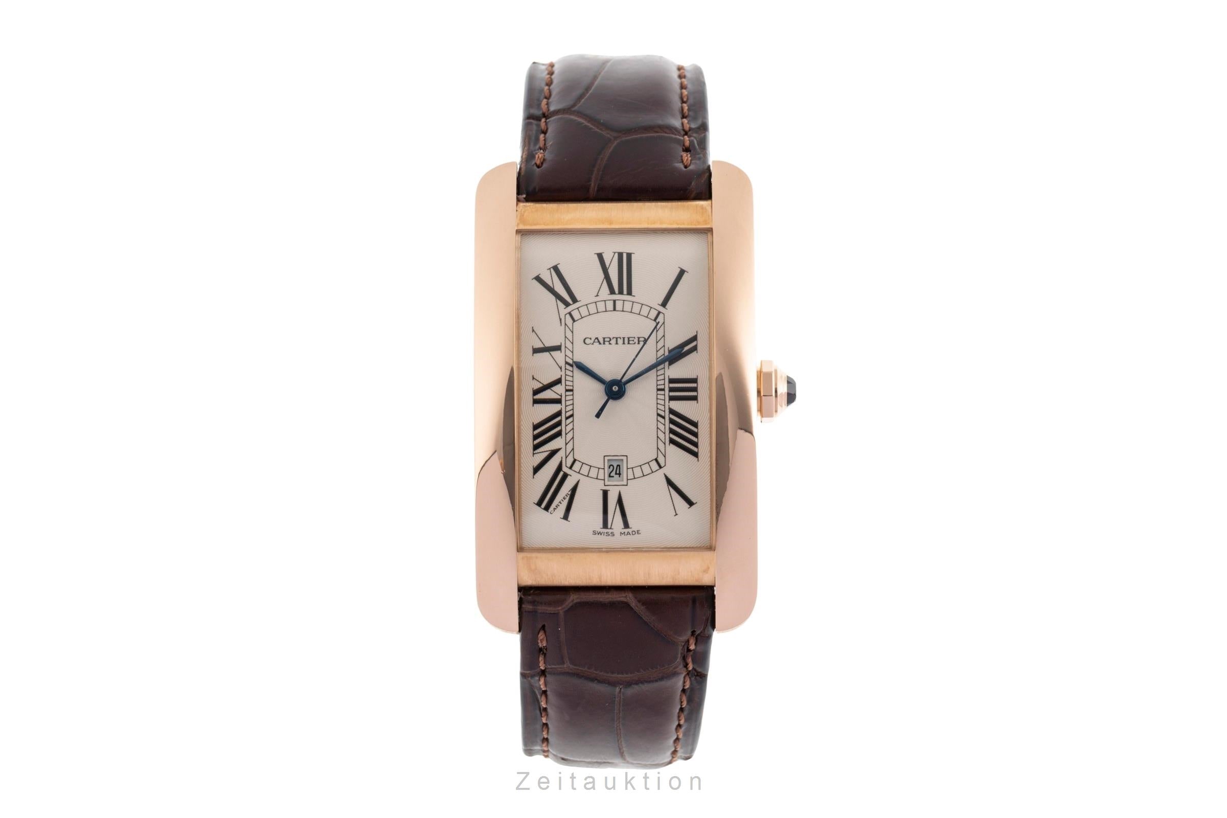 Cartier Tank Américaine oro 18 ct automatismo orologio da uomo W2609156  [2502631]